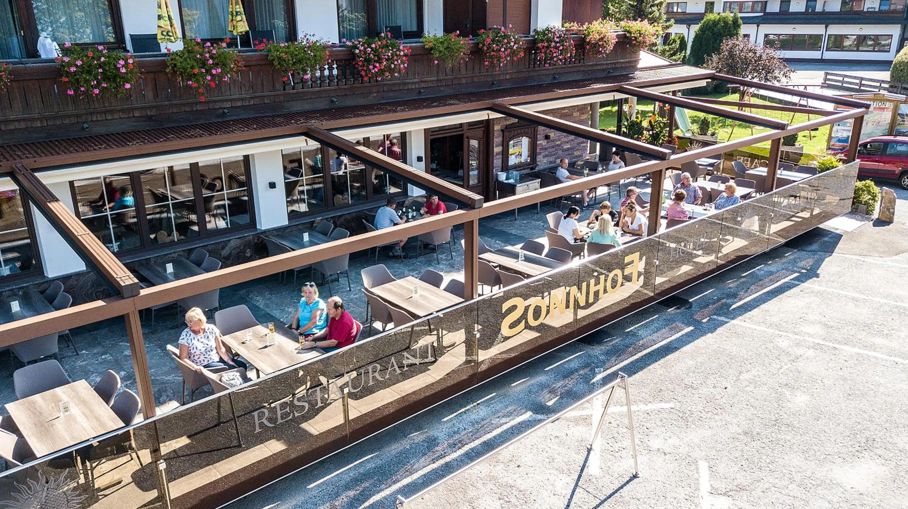 Balcony/Terrace in Hotel-Restaurant Sonnhof