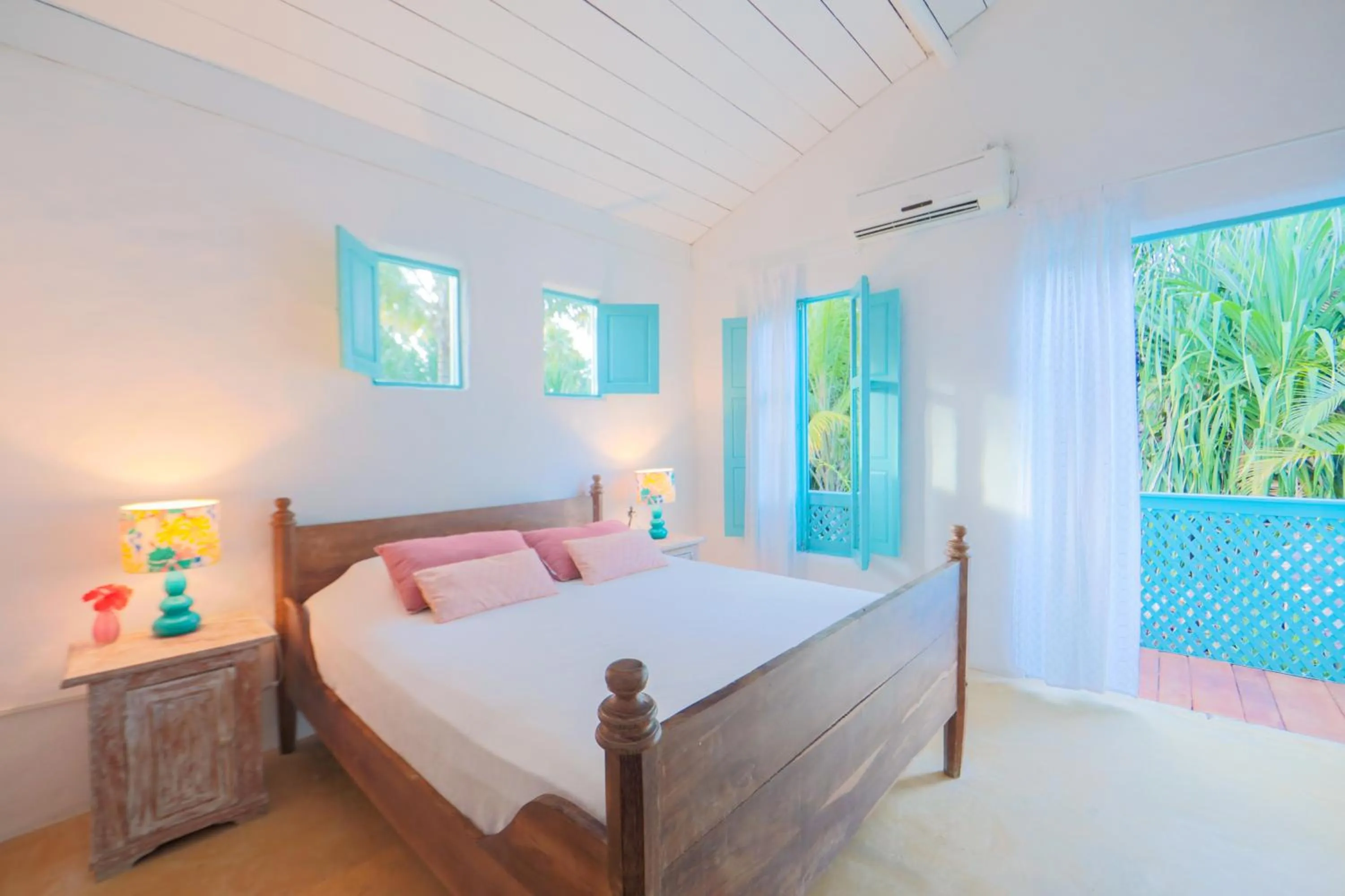 Bed in Pousada Patacho