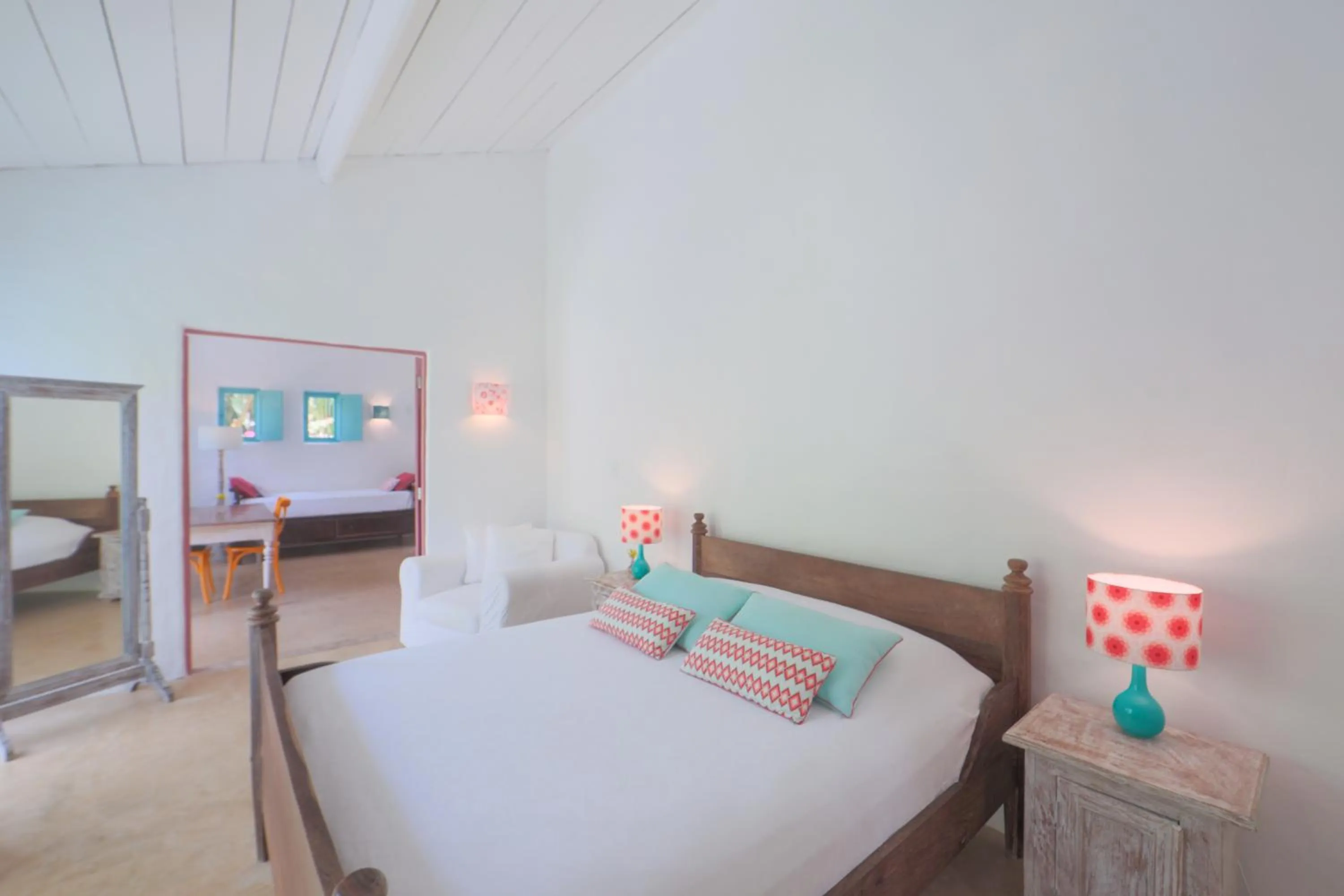 Bed in Pousada Patacho