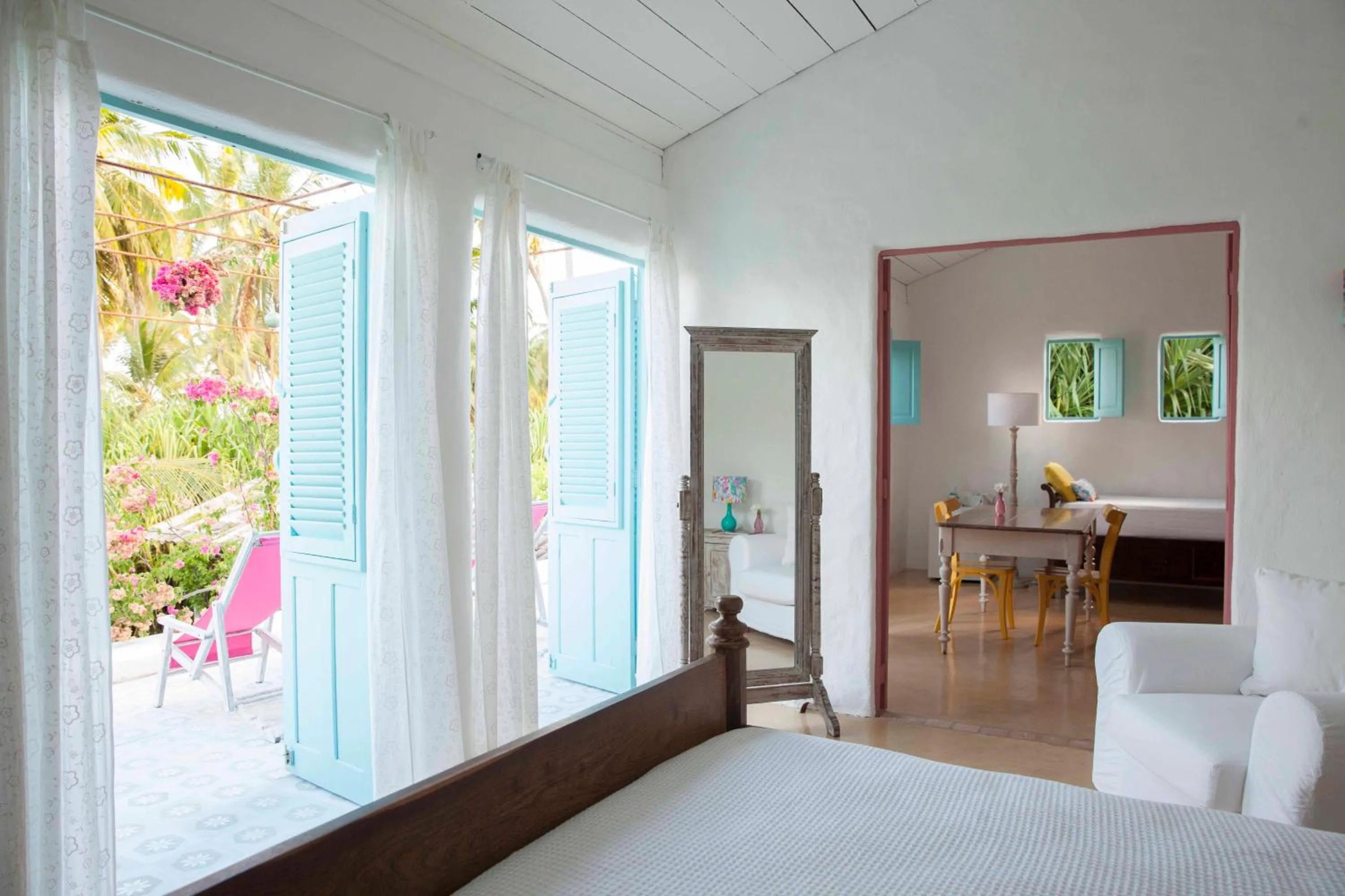 Bed in Pousada Patacho