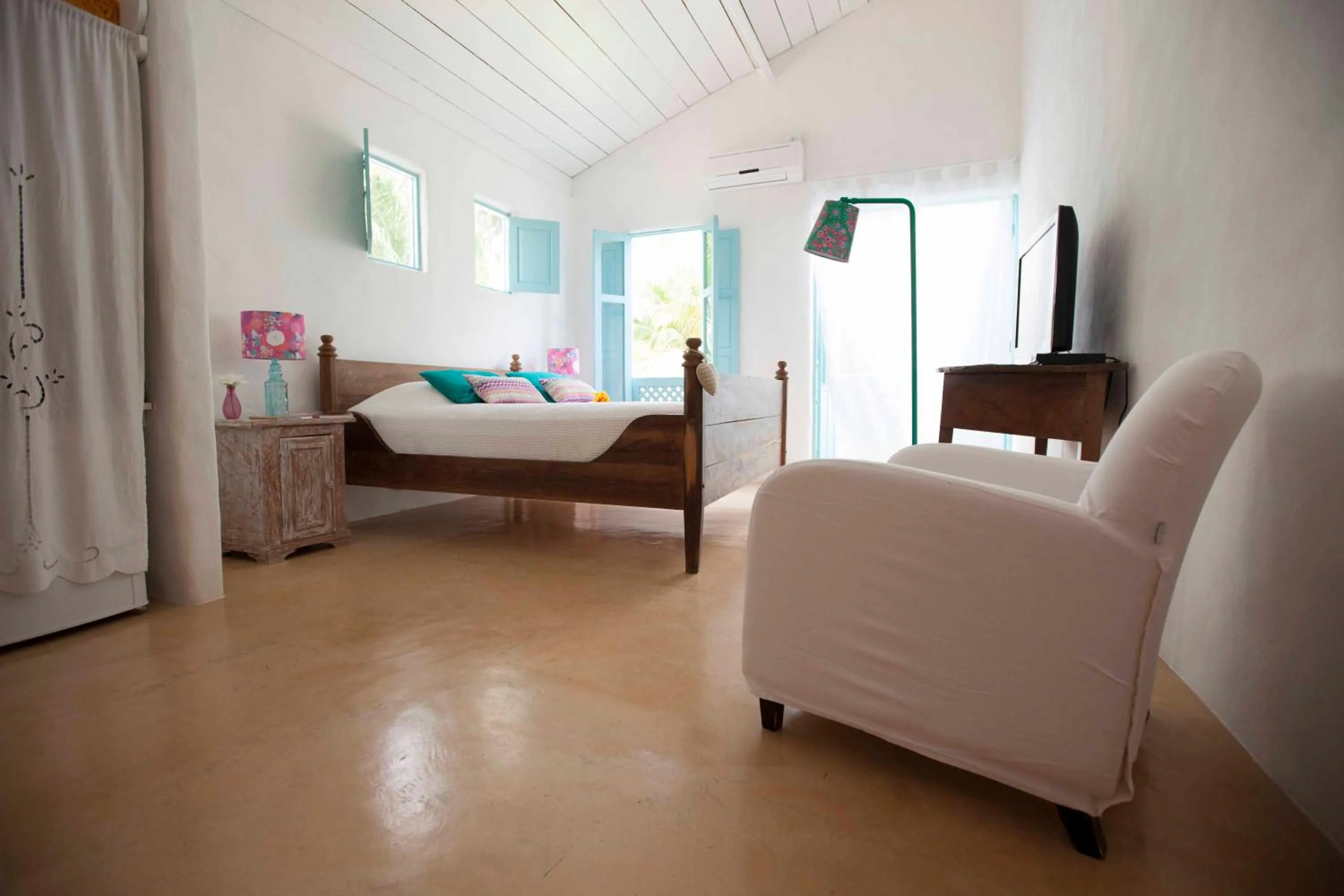 Bed in Pousada Patacho