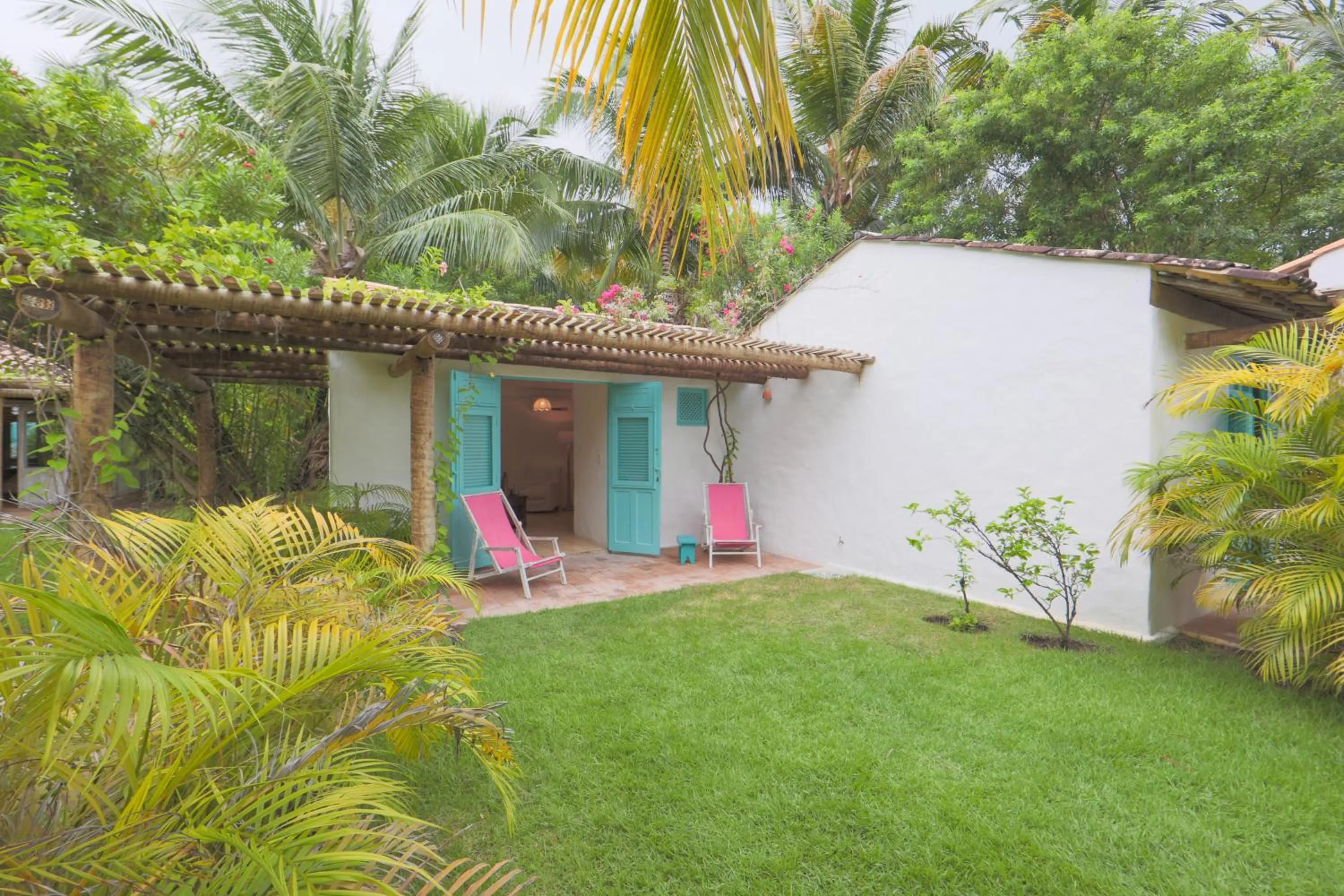 Garden view in Pousada Patacho