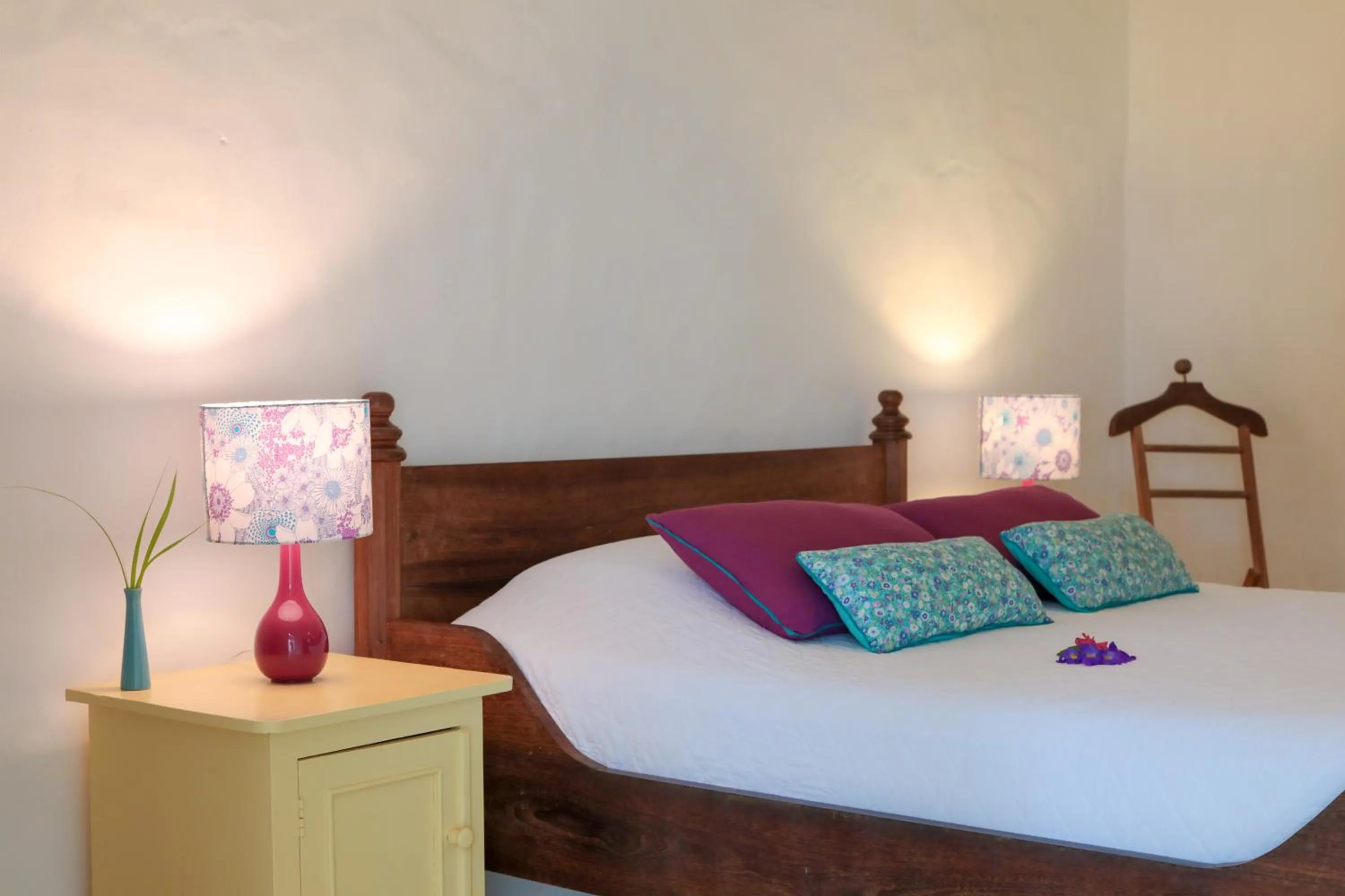 Bed in Pousada Patacho