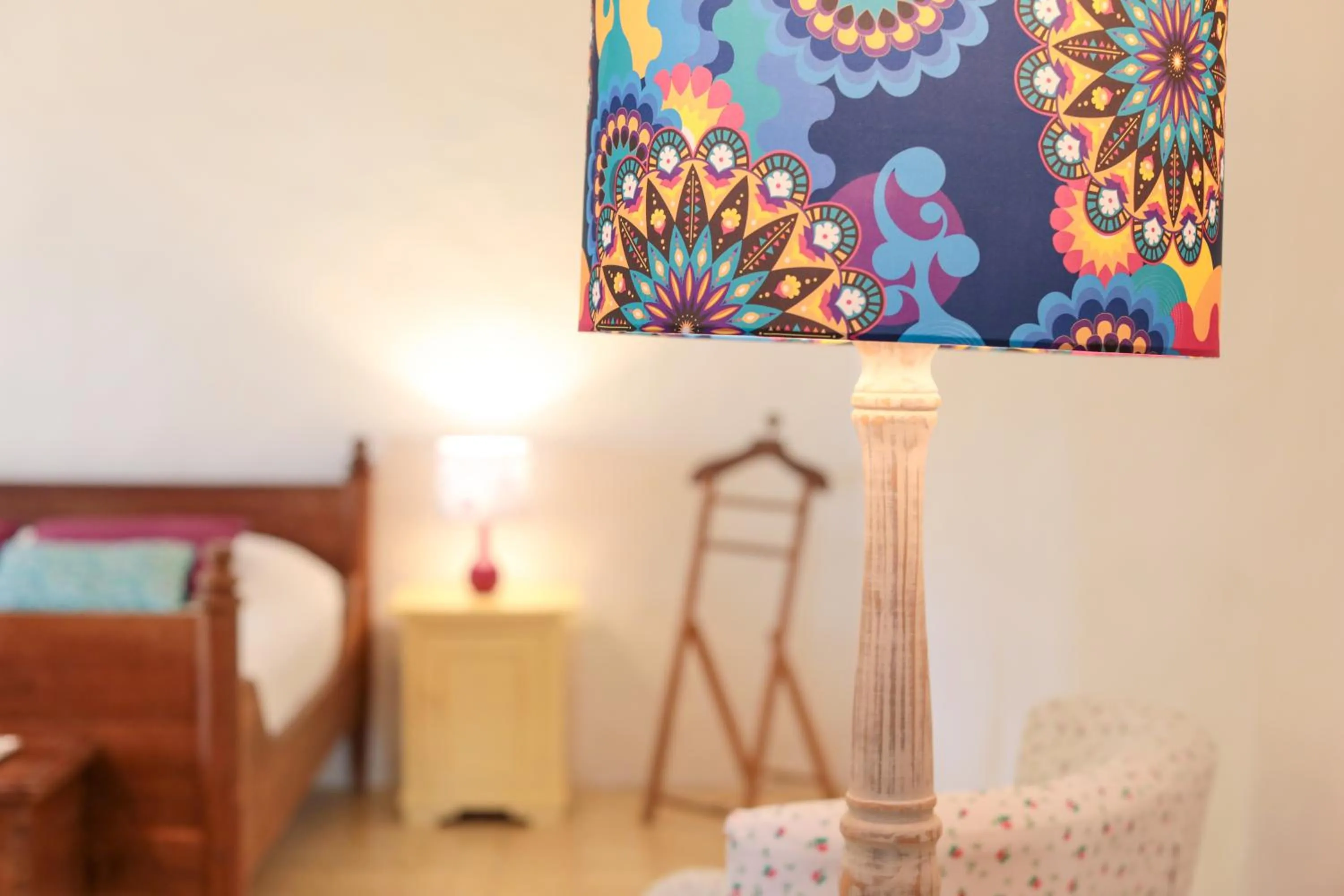 Bed in Pousada Patacho