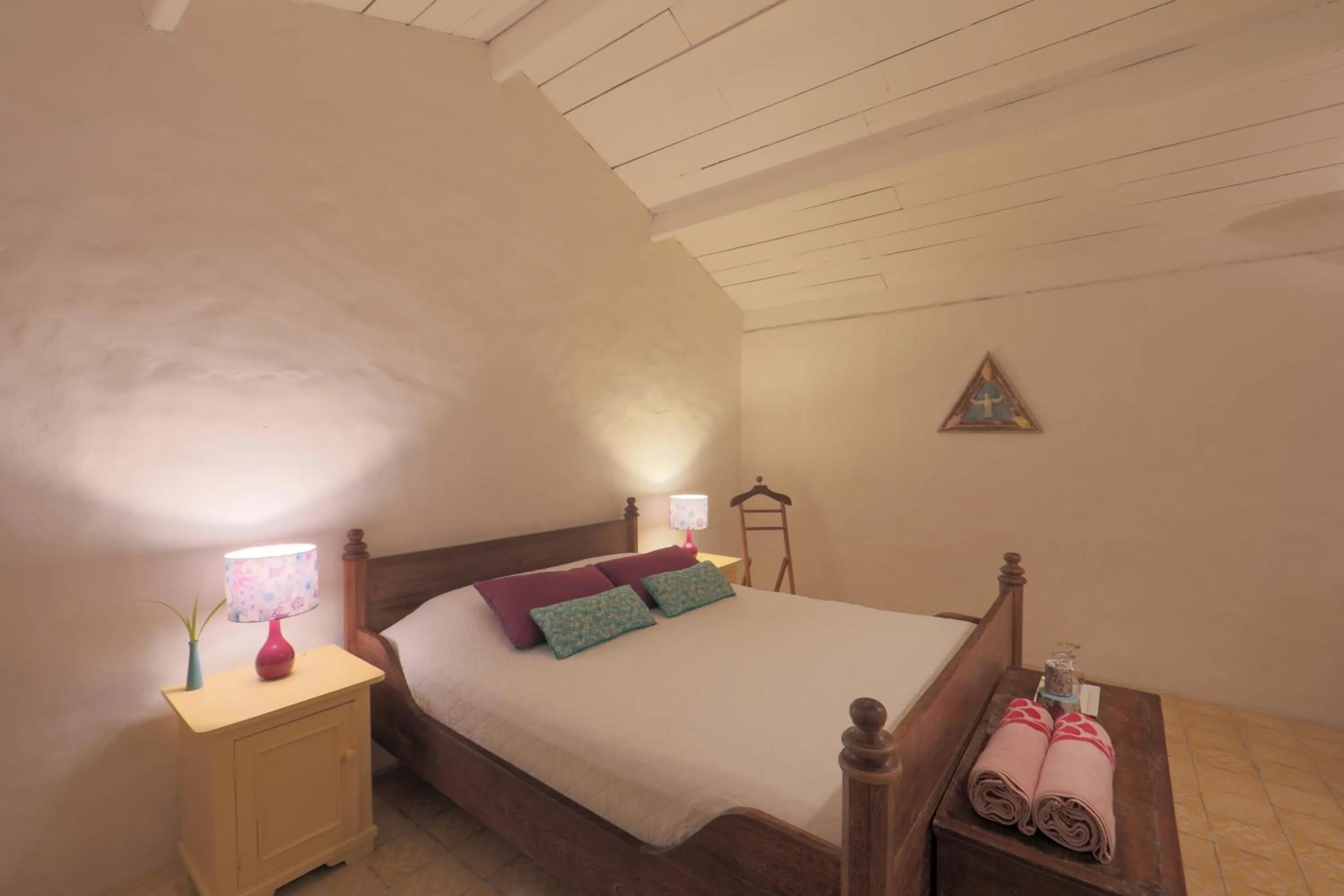 Bed in Pousada Patacho