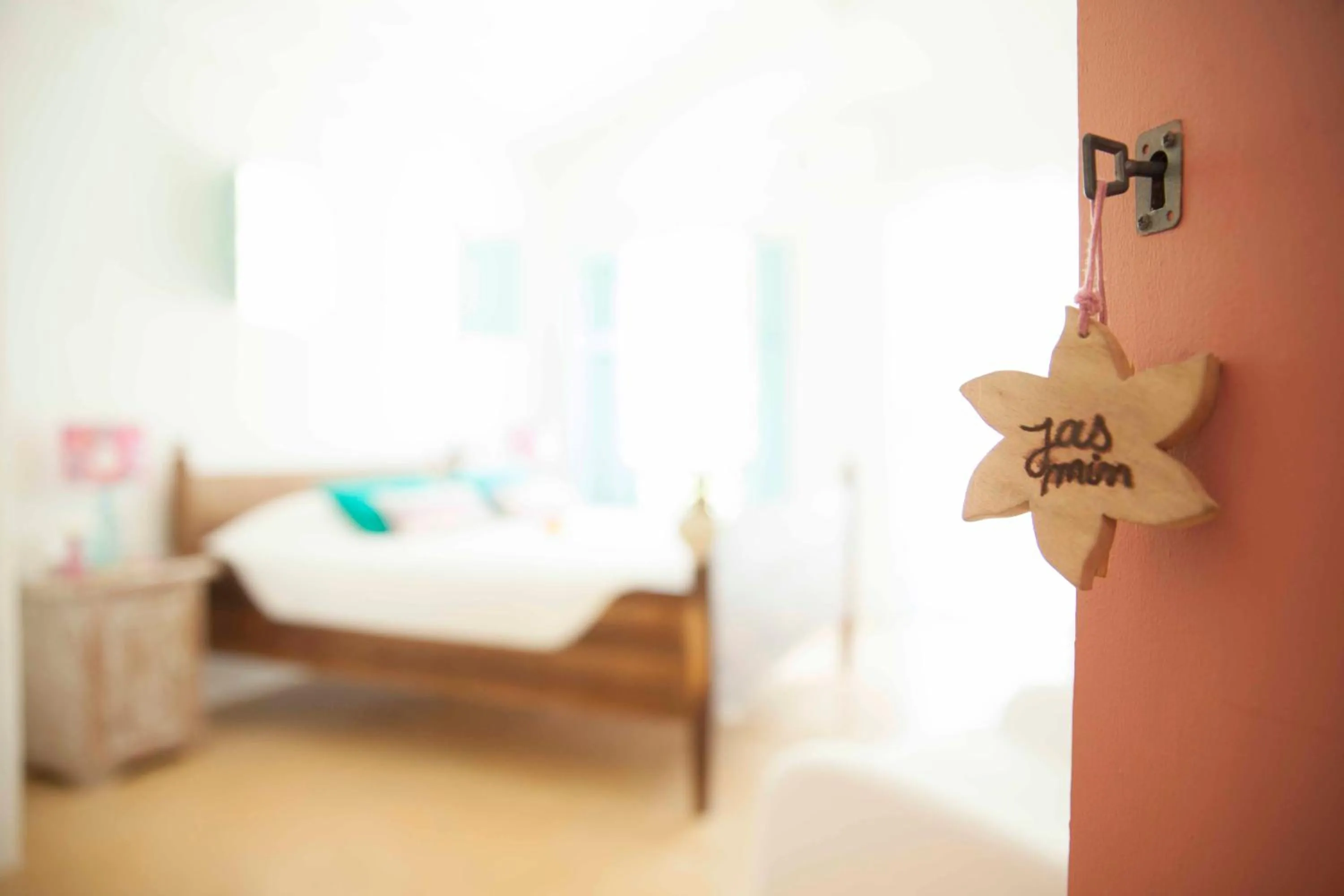 Bed in Pousada Patacho