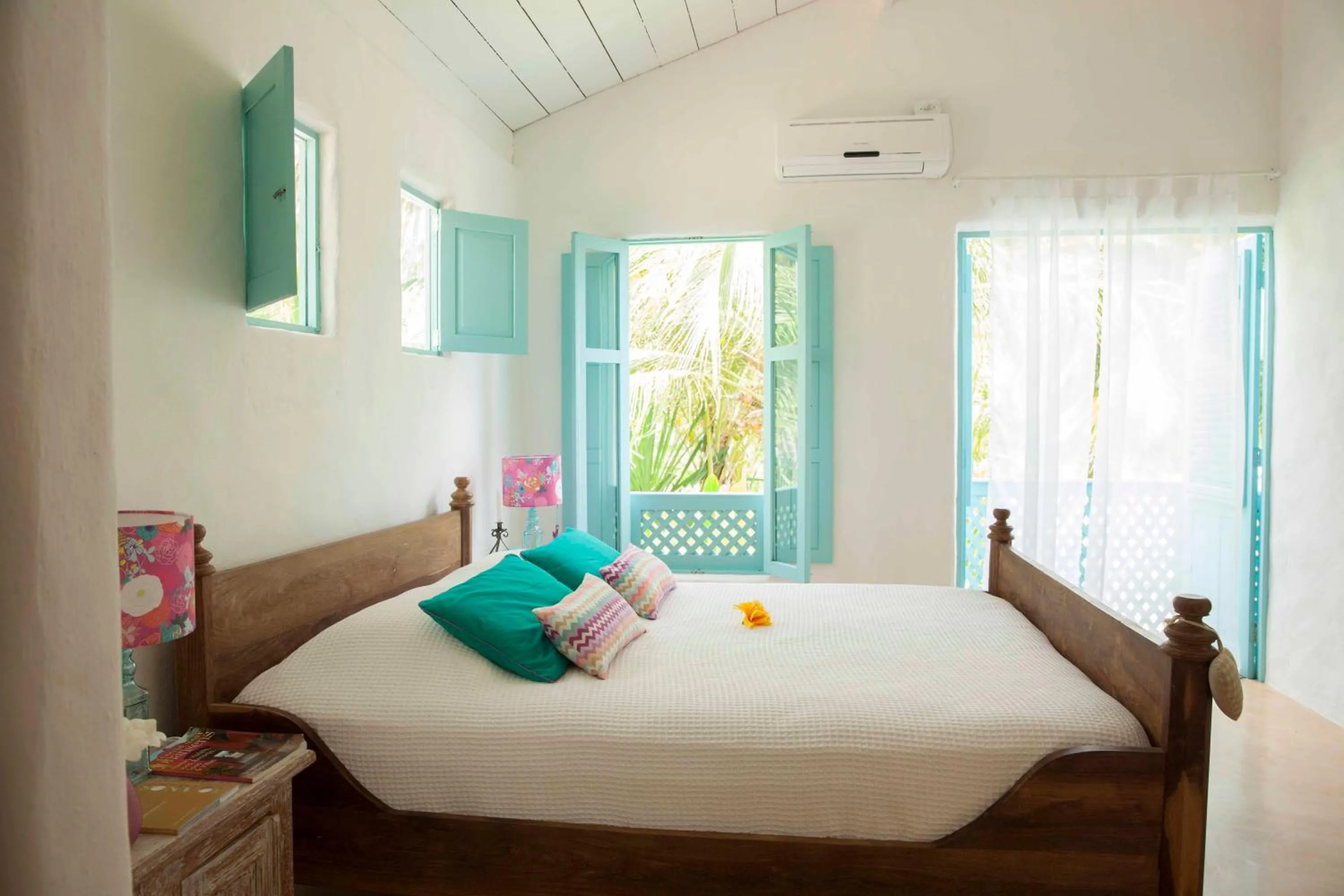 Bed in Pousada Patacho