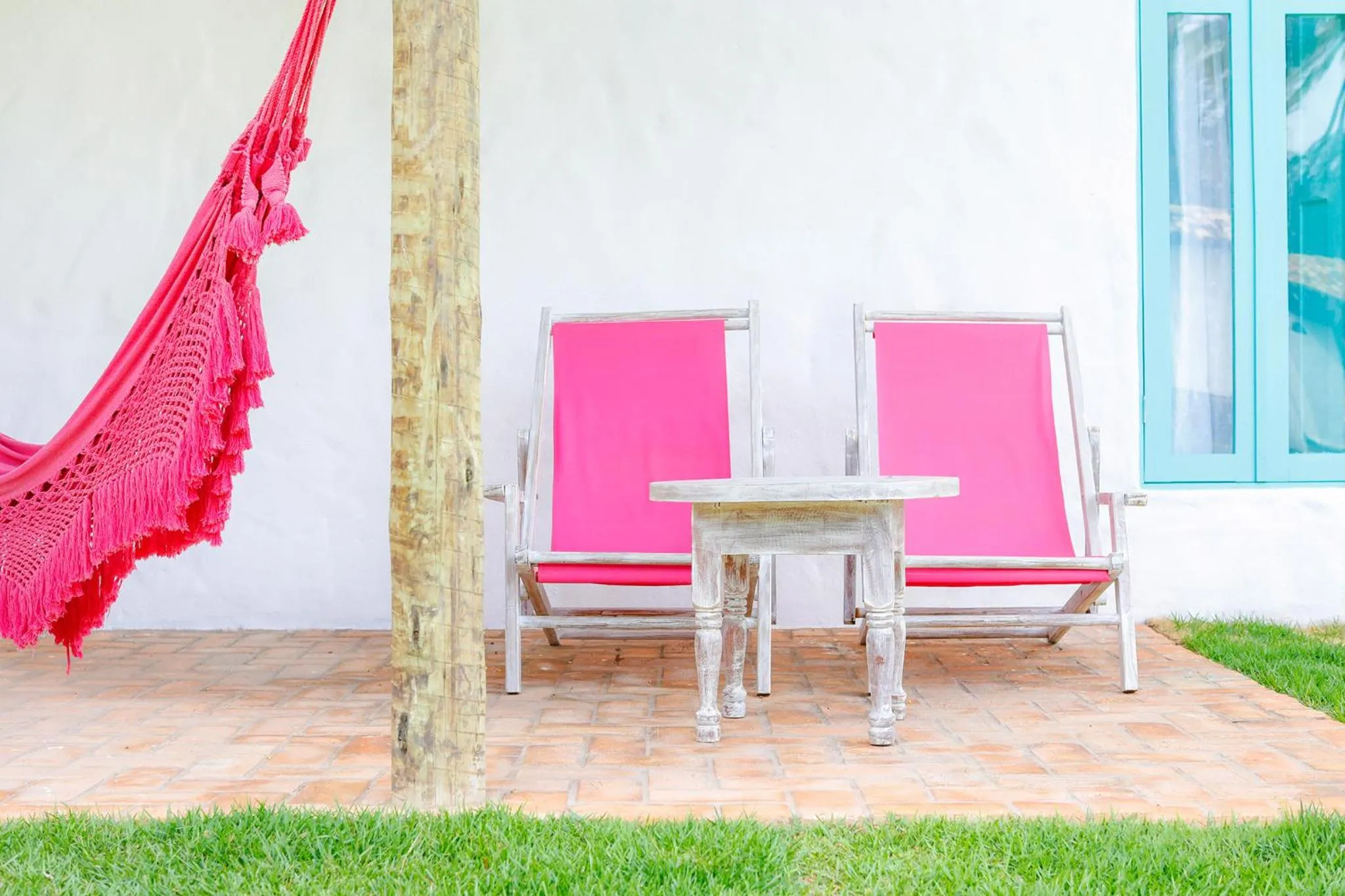 Garden view in Pousada Patacho