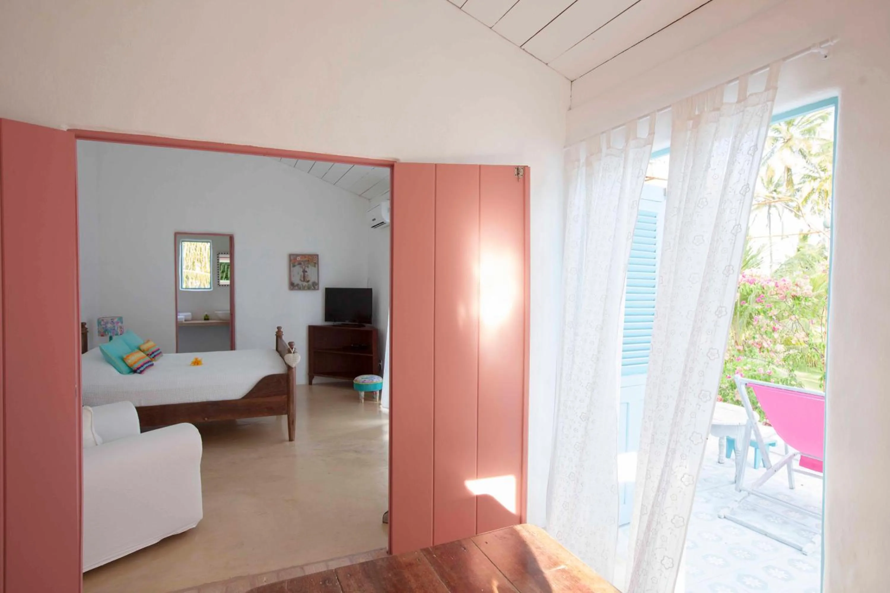 Bed in Pousada Patacho