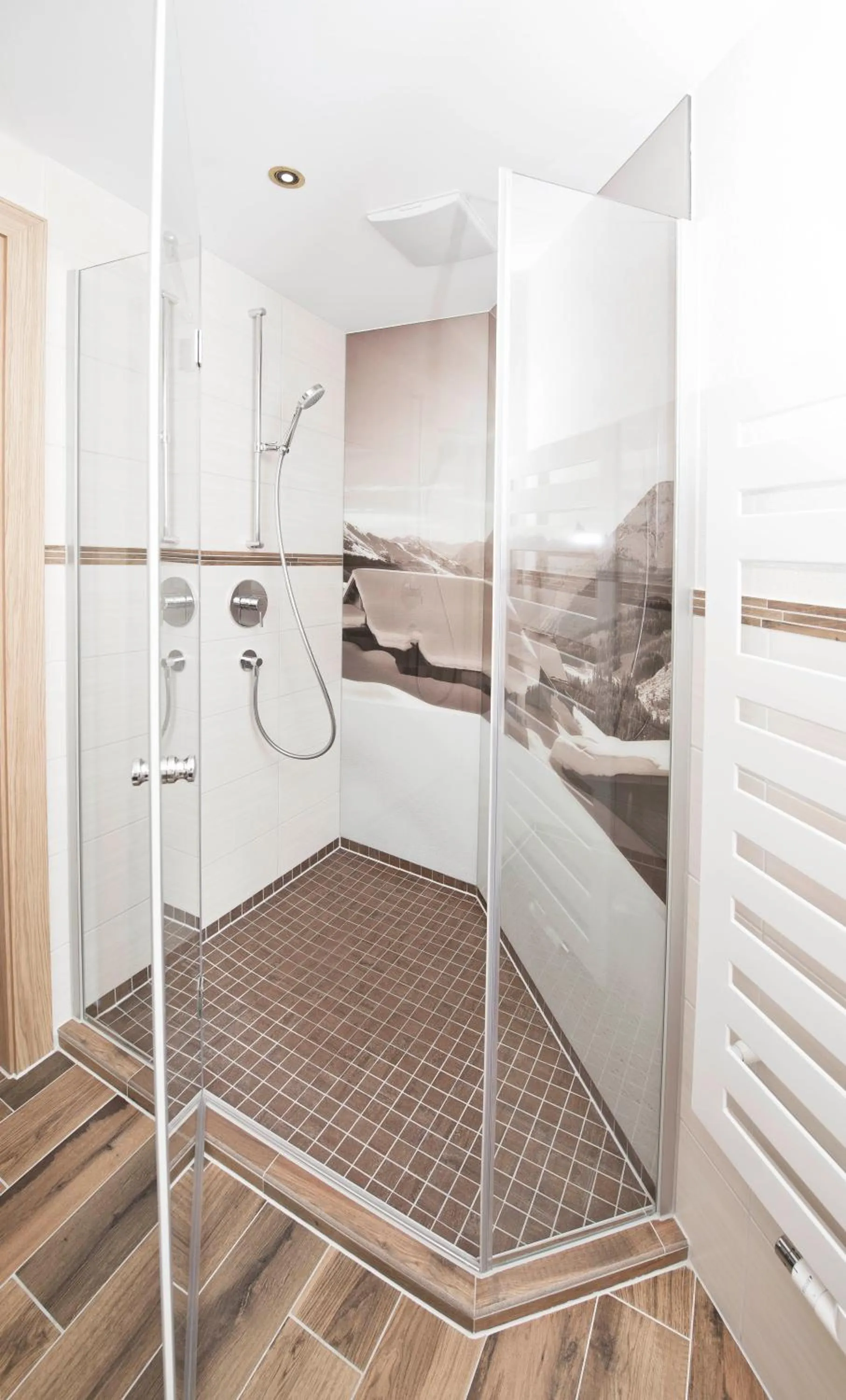 Shower in Hotel Jäger