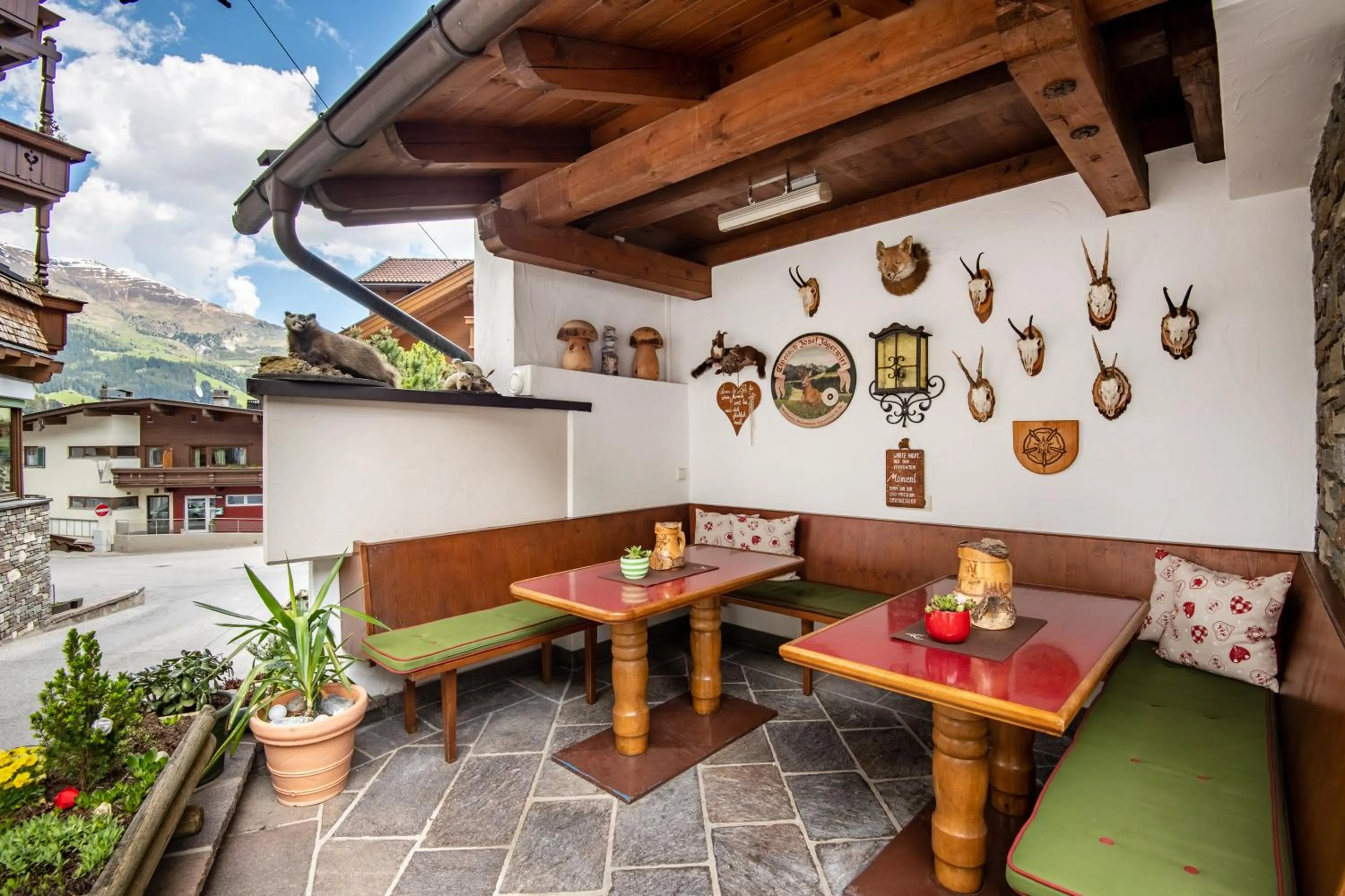 Patio in Hotel Jäger