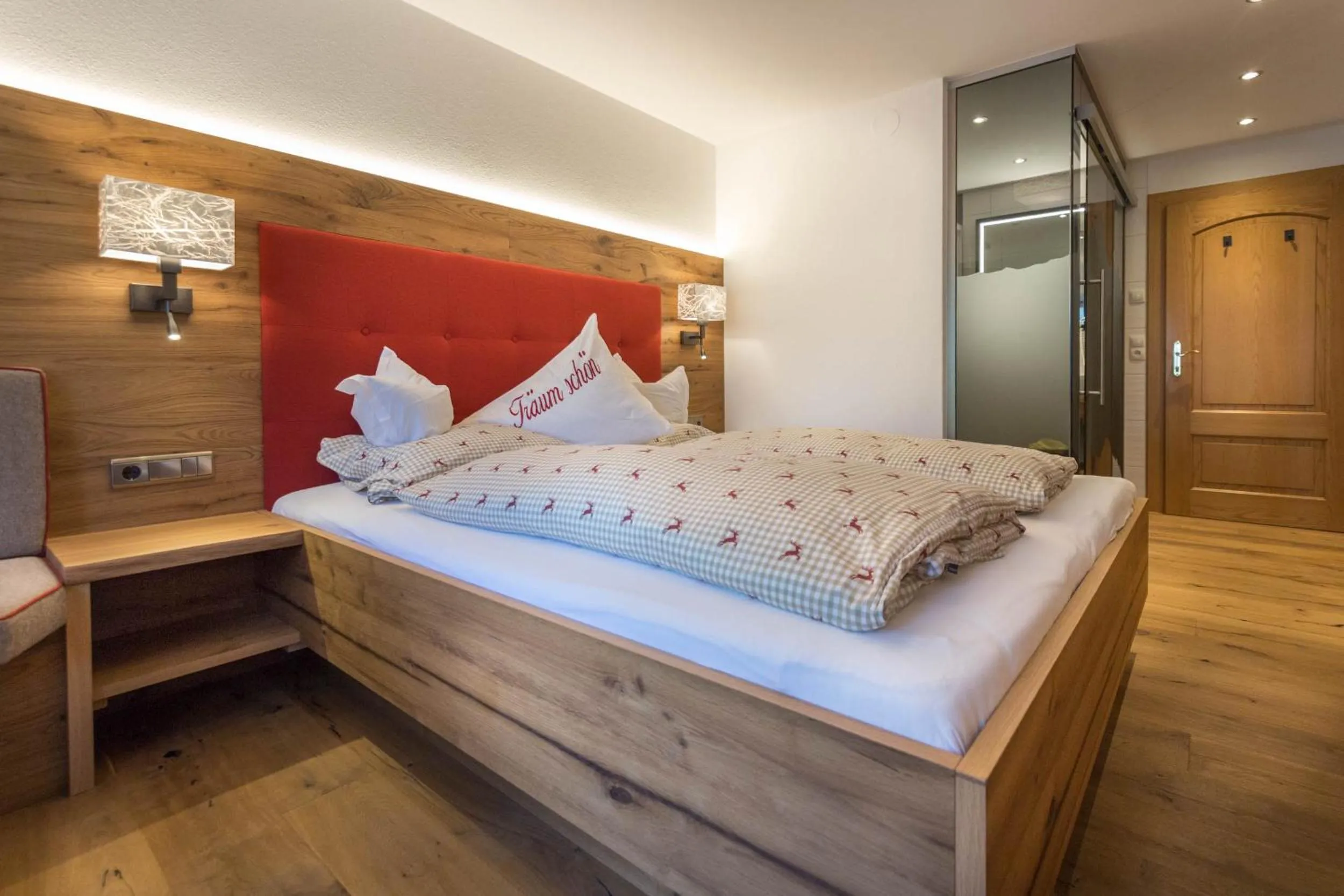 Photo of the whole room, Bed in Hotel Jäger