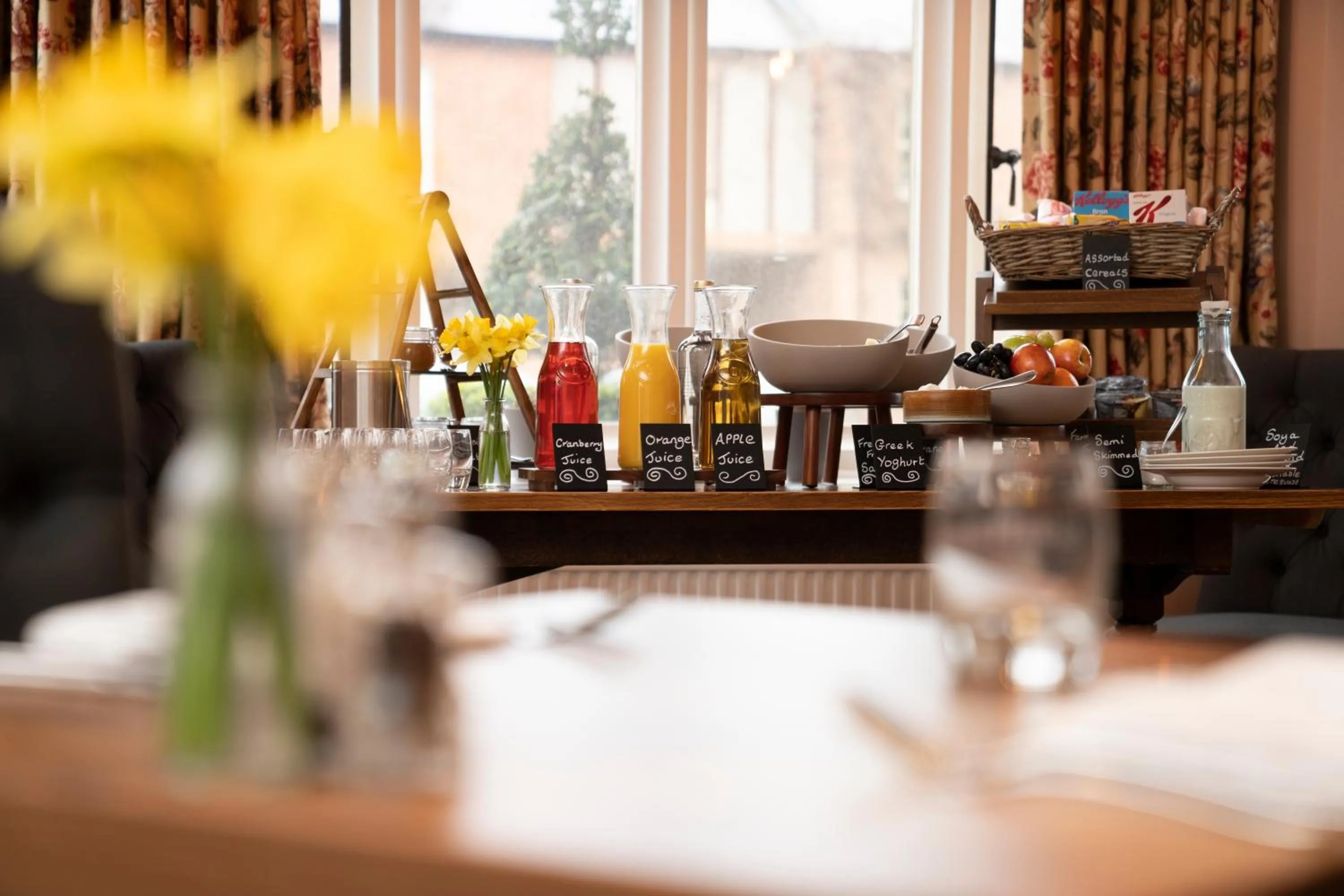 Continental breakfast in The Five Arrows Hotel