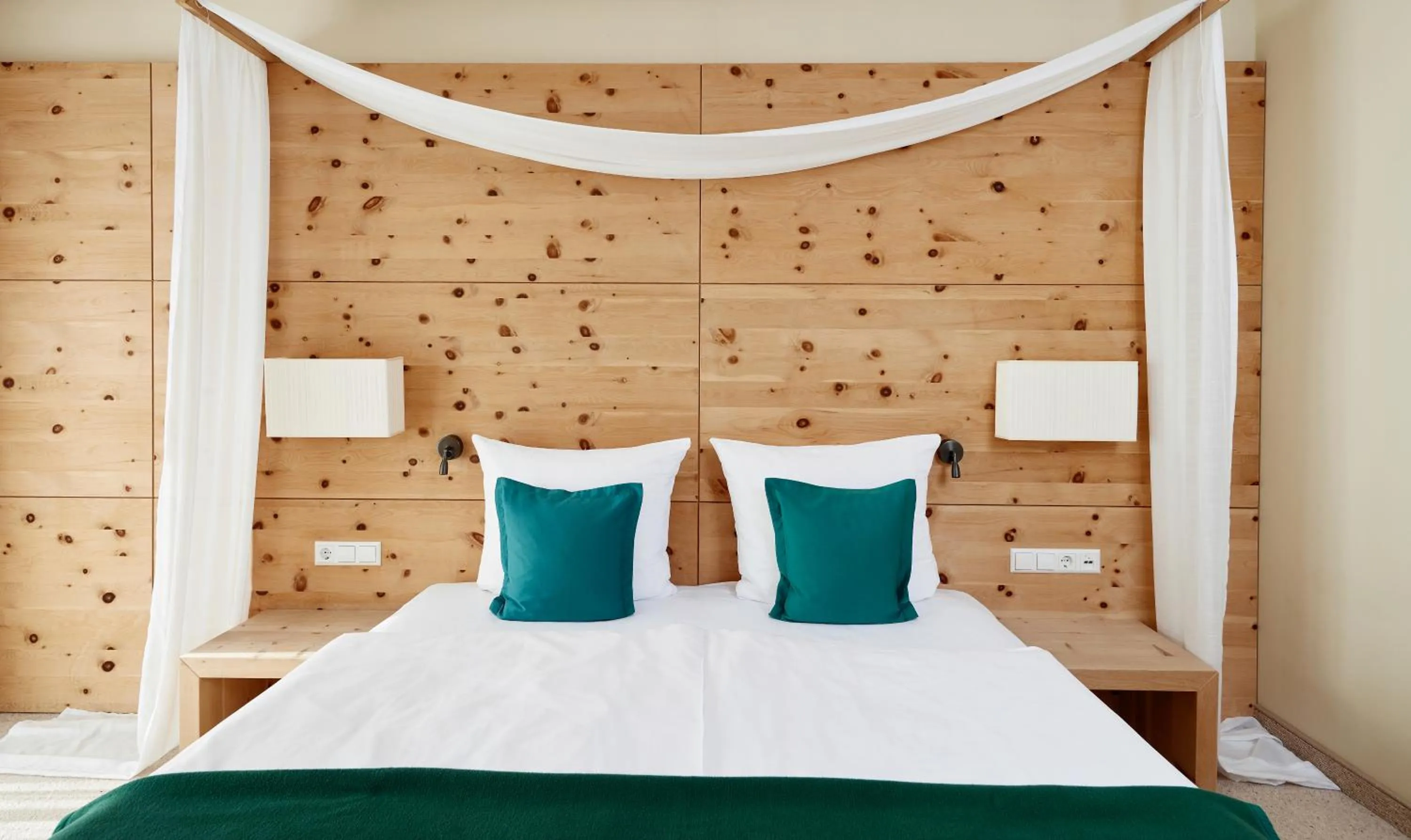 Bed in Arosea Life Balance Hotel