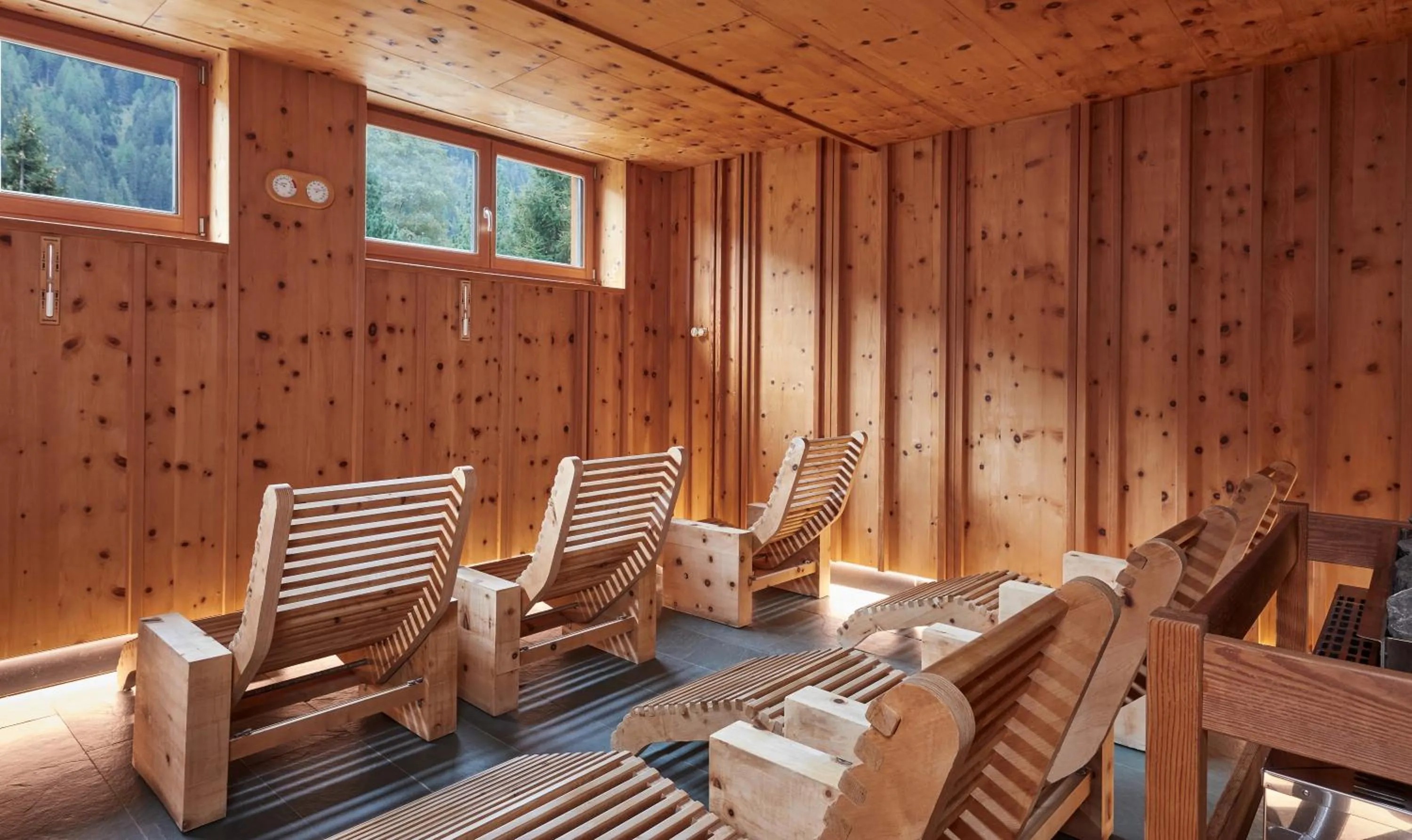 Sauna in Arosea Life Balance Hotel