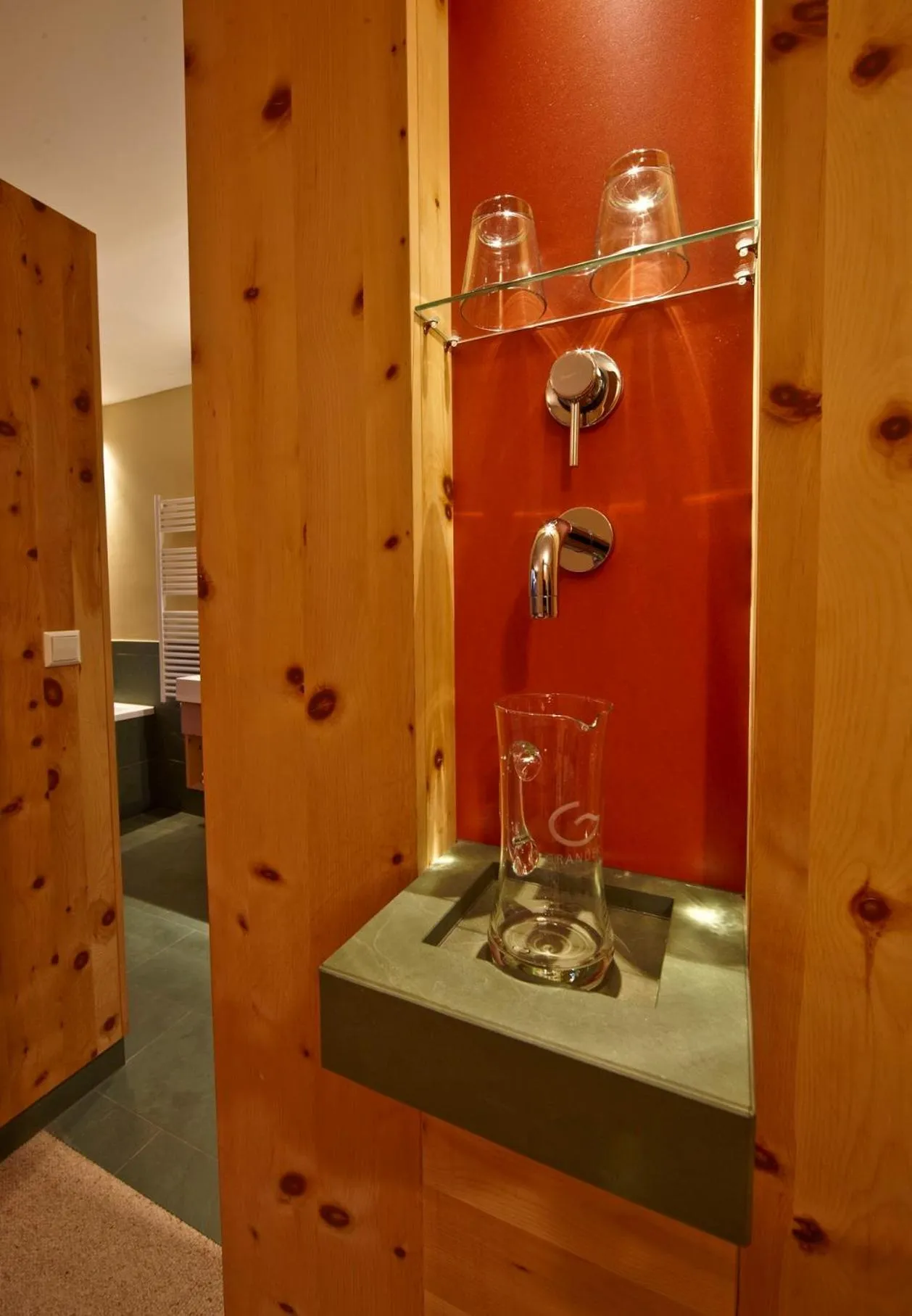 Decorative detail in Arosea Life Balance Hotel