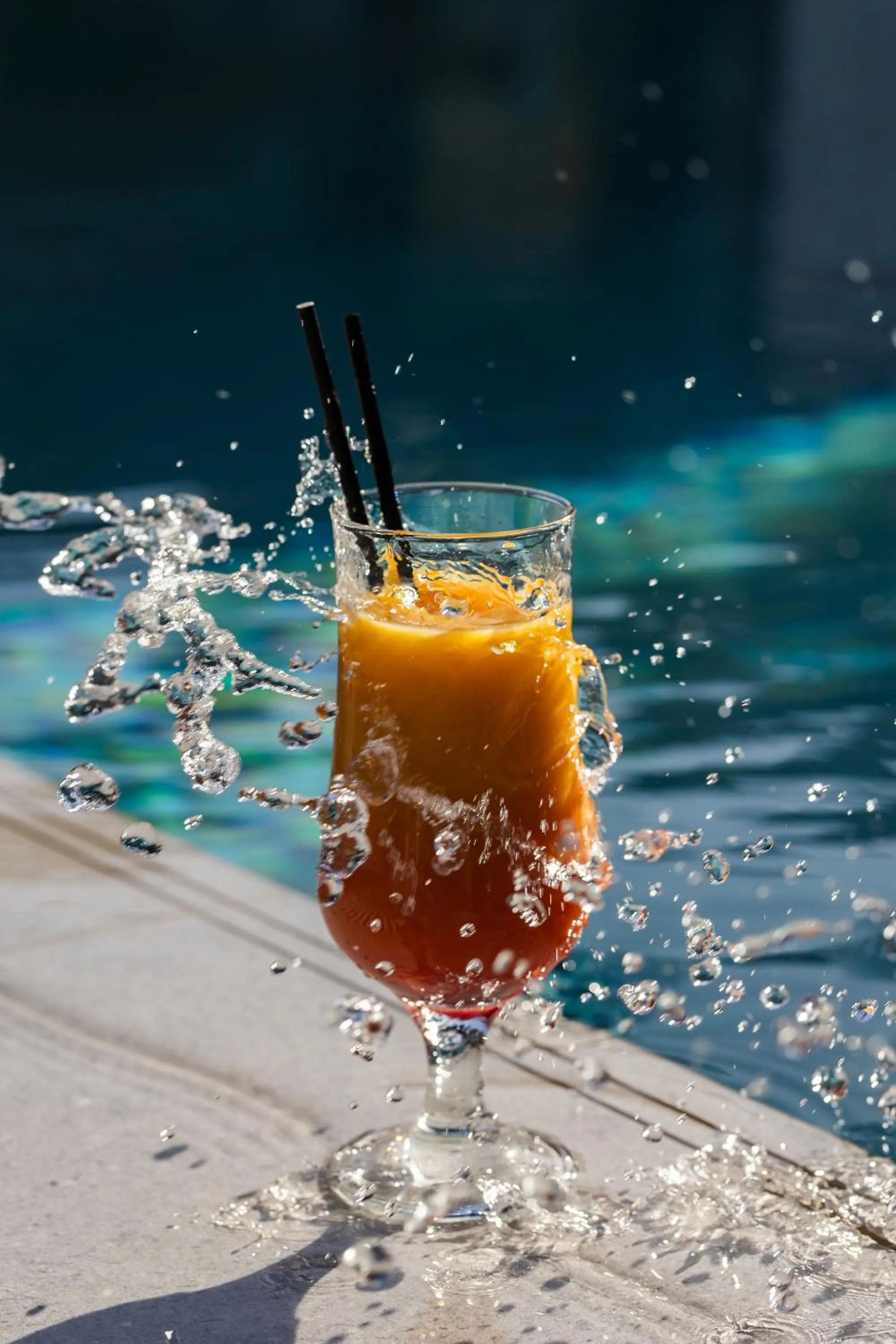 Swimming pool in Polydefkis Hotel