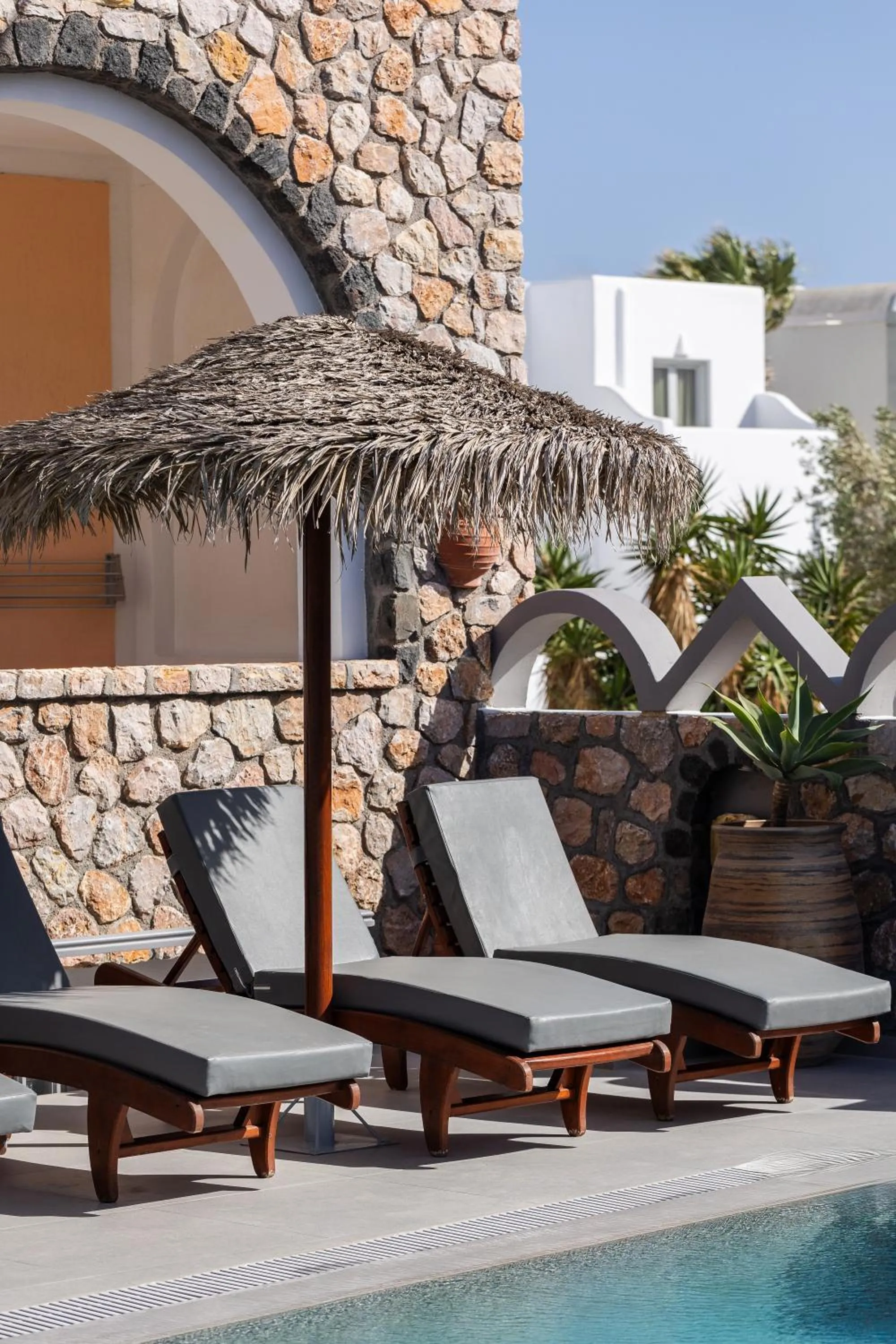 Swimming pool in Polydefkis Hotel