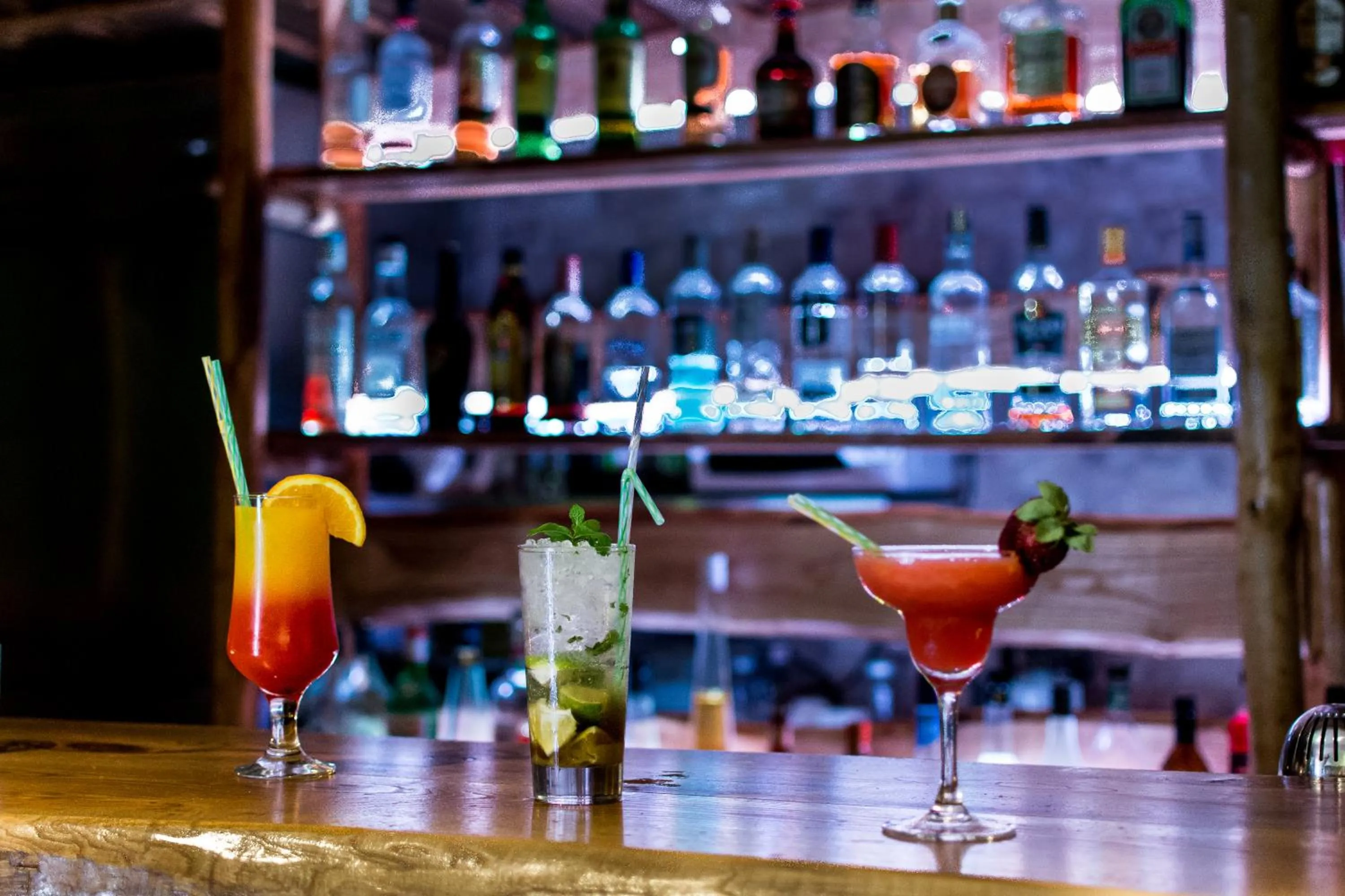 Lounge or bar in Polydefkis Hotel