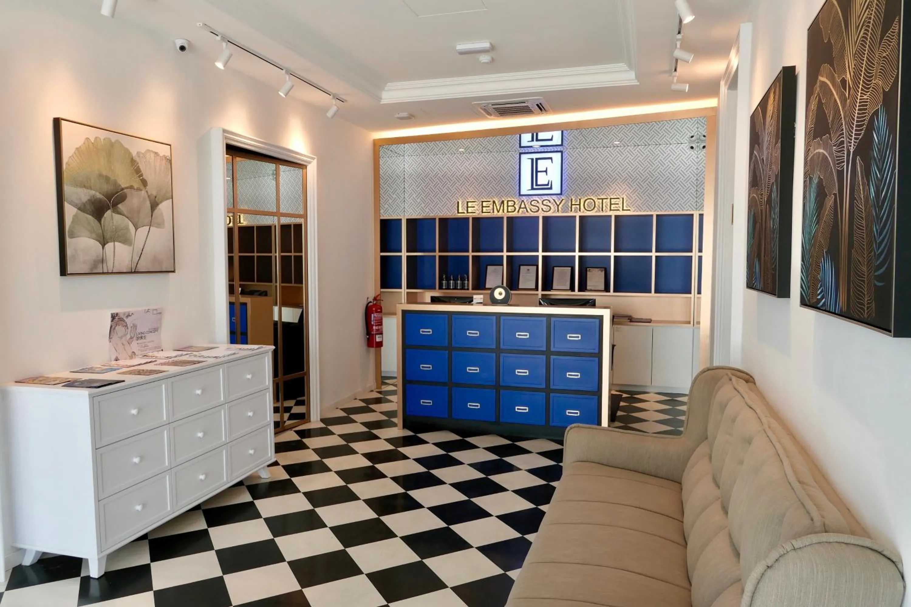 Lobby or reception in Le Embassy Hotel Georgetown