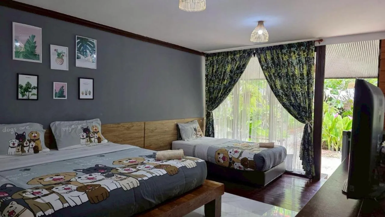 Bed in The Park Ayutthaya Resort And Spa