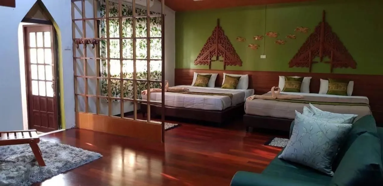 Bed in The Park Ayutthaya Resort And Spa