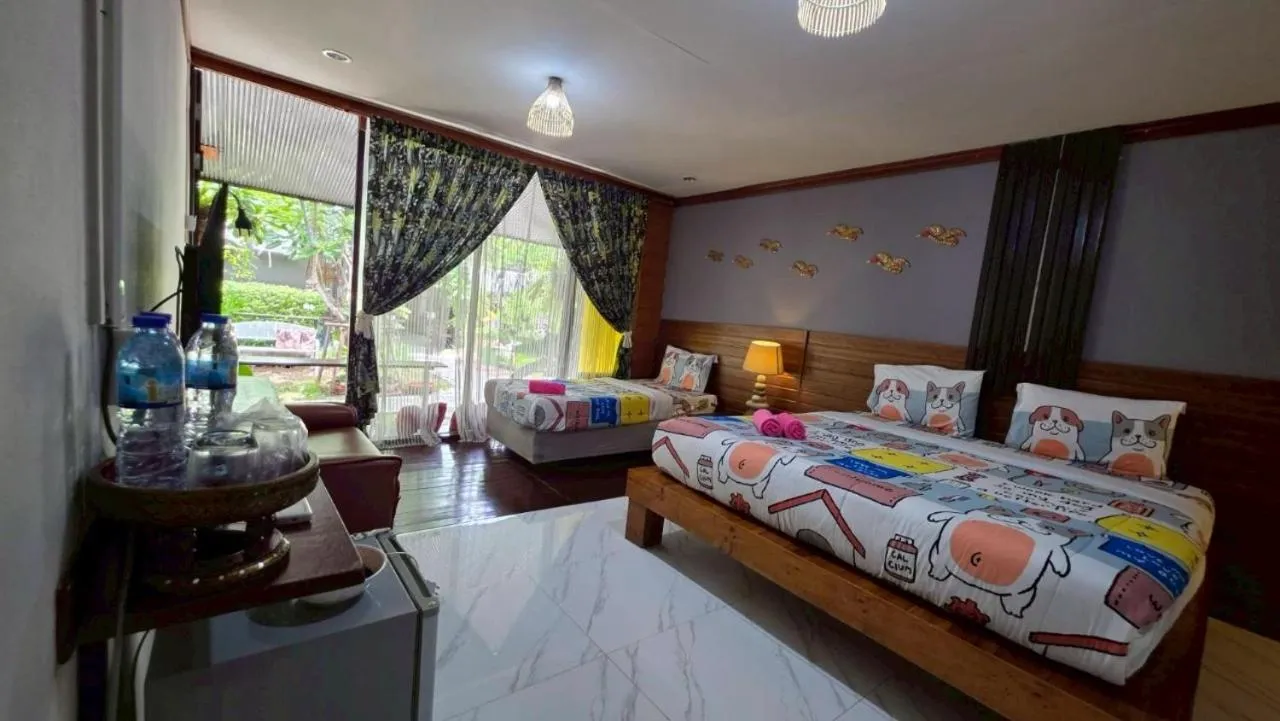 Bed in The Park Ayutthaya Resort And Spa