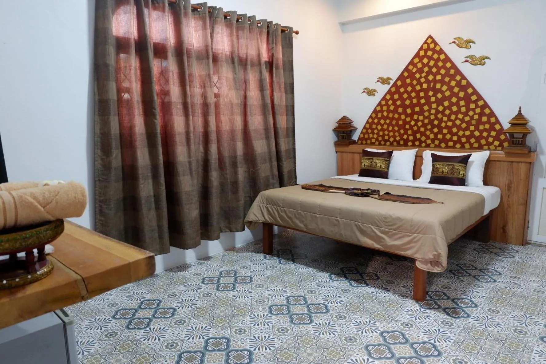 Bed in The Park Ayutthaya Resort And Spa