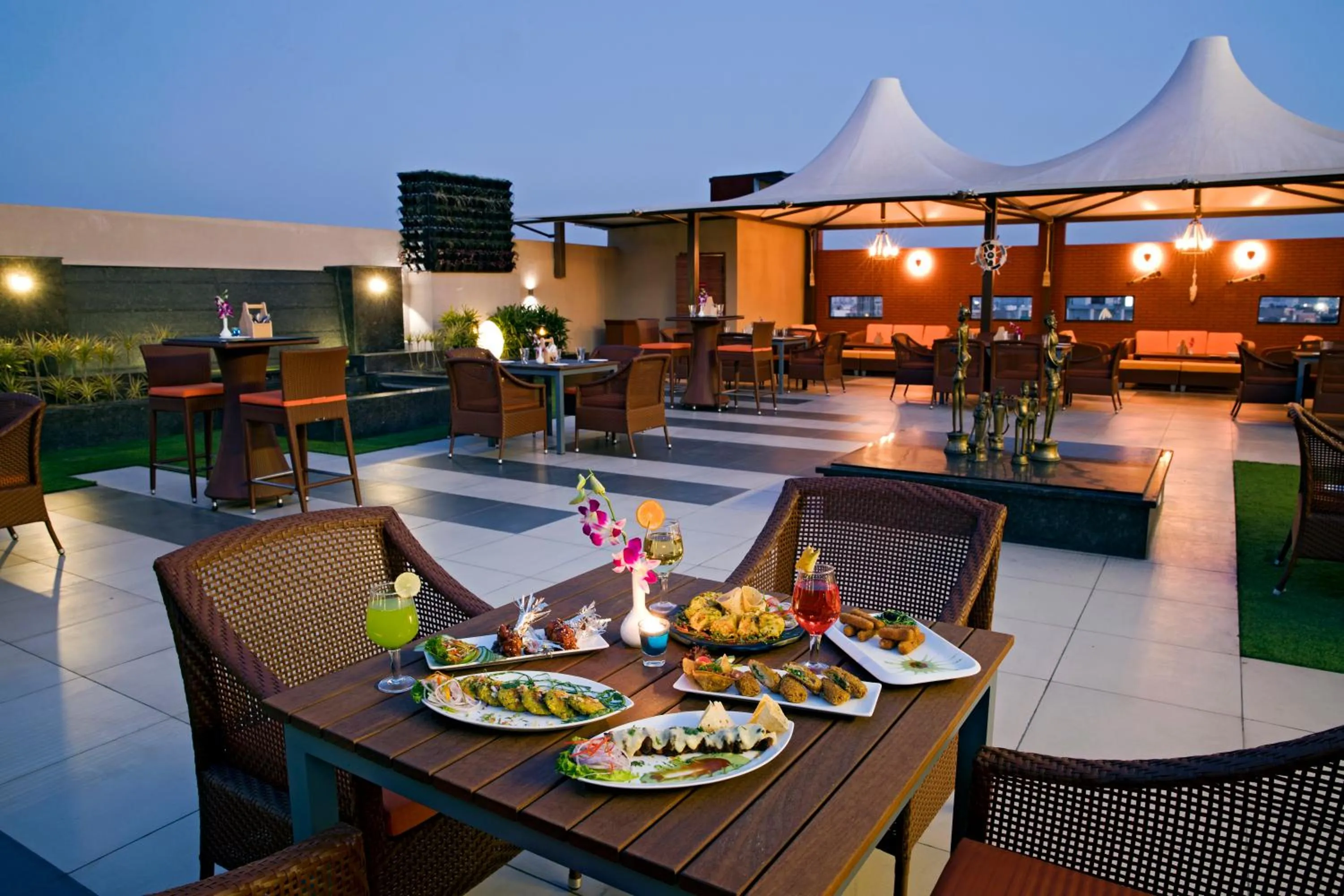 Patio in Regenta Central Cassia Zirakpur Chandigarh