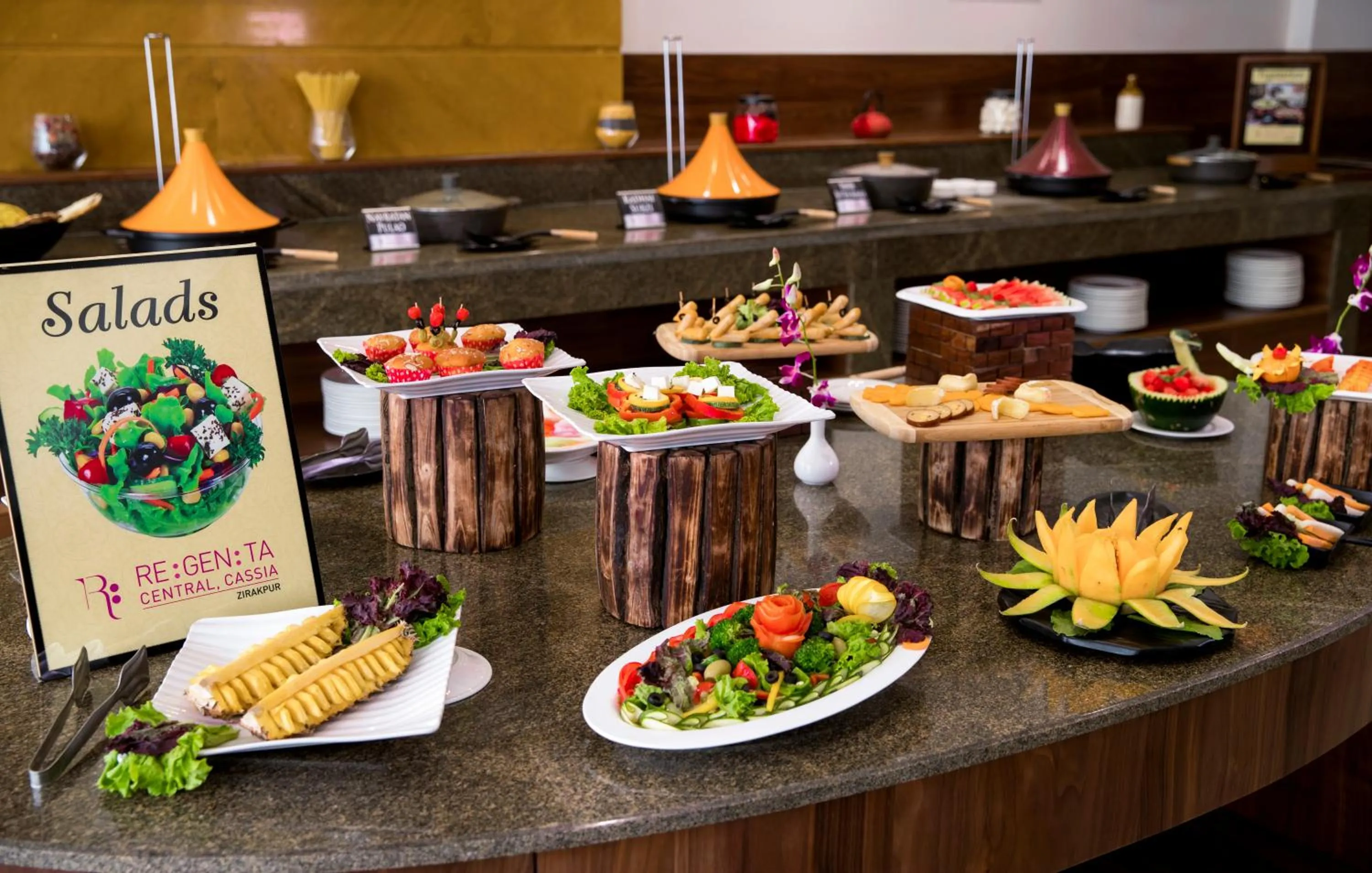 Food in Regenta Central Cassia Zirakpur Chandigarh