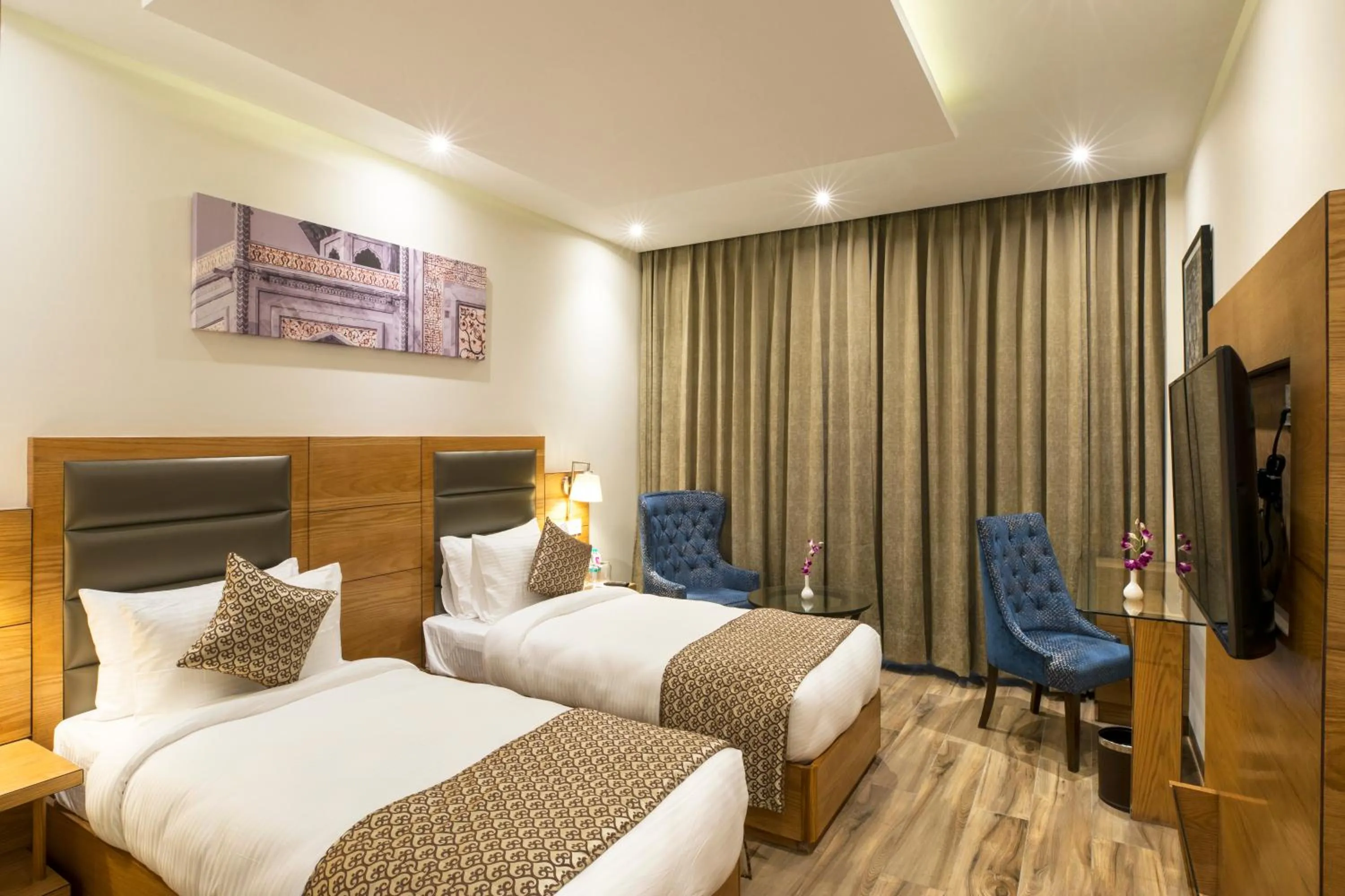 Bed in Regenta Central Cassia Zirakpur Chandigarh