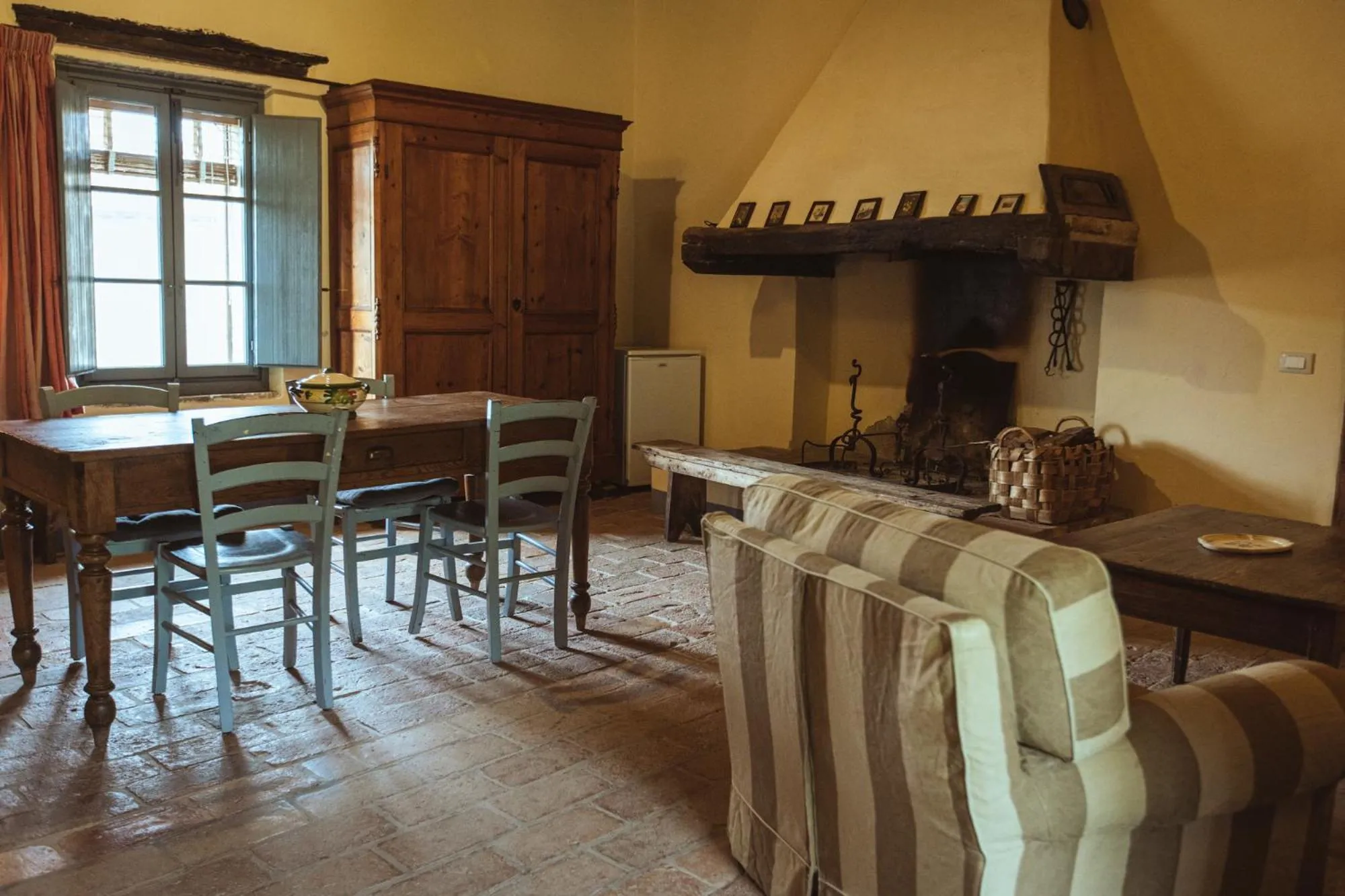 Seating area in Podere Spedalone