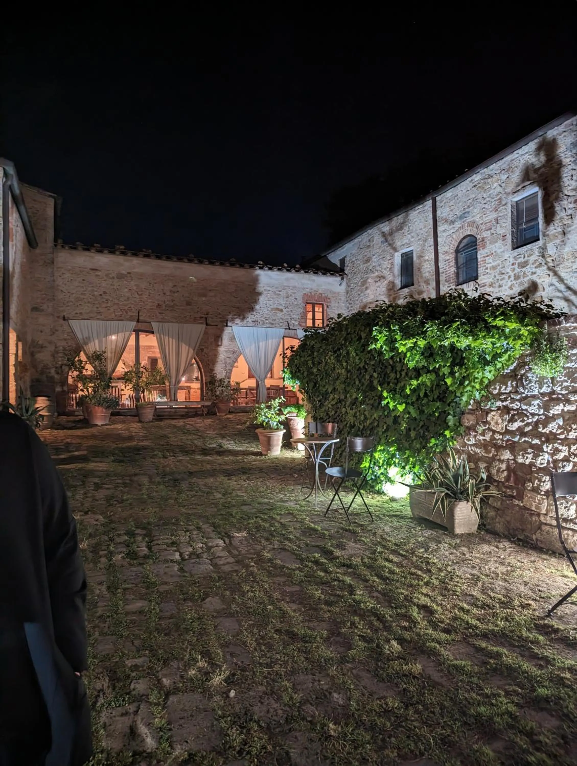 Inner courtyard view in Podere Spedalone