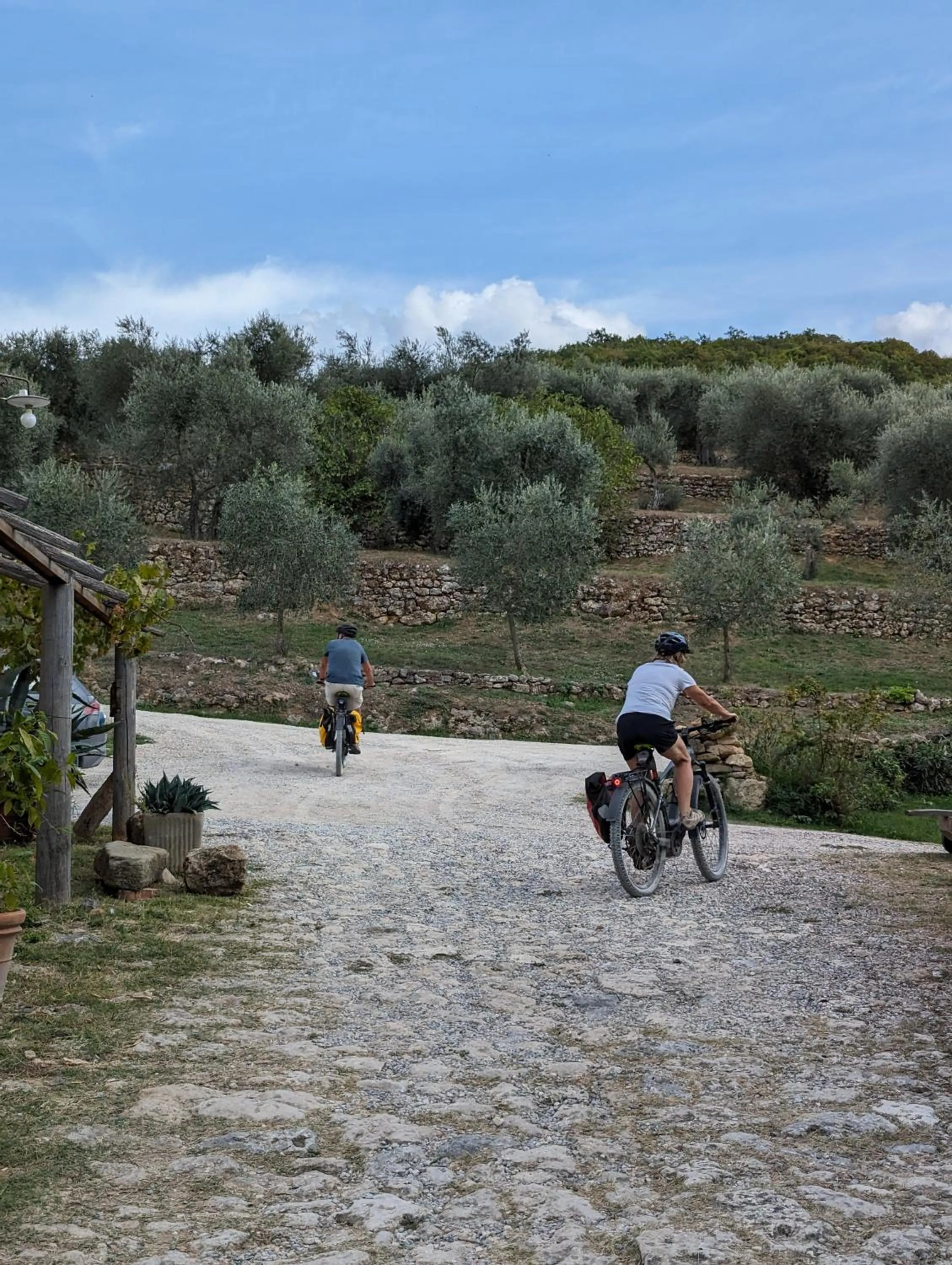 Cycling in Podere Spedalone
