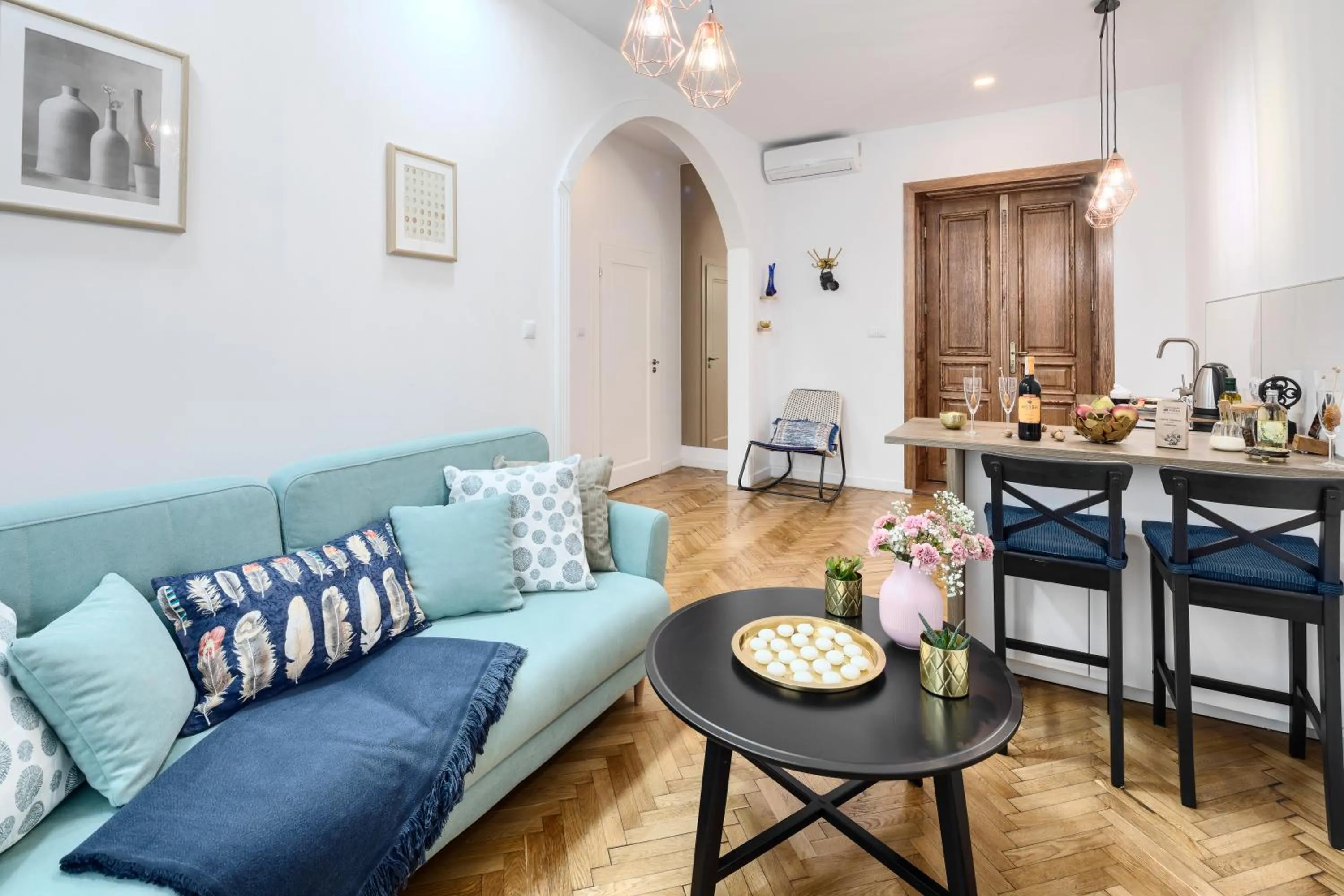 Living room in Platinum Suites