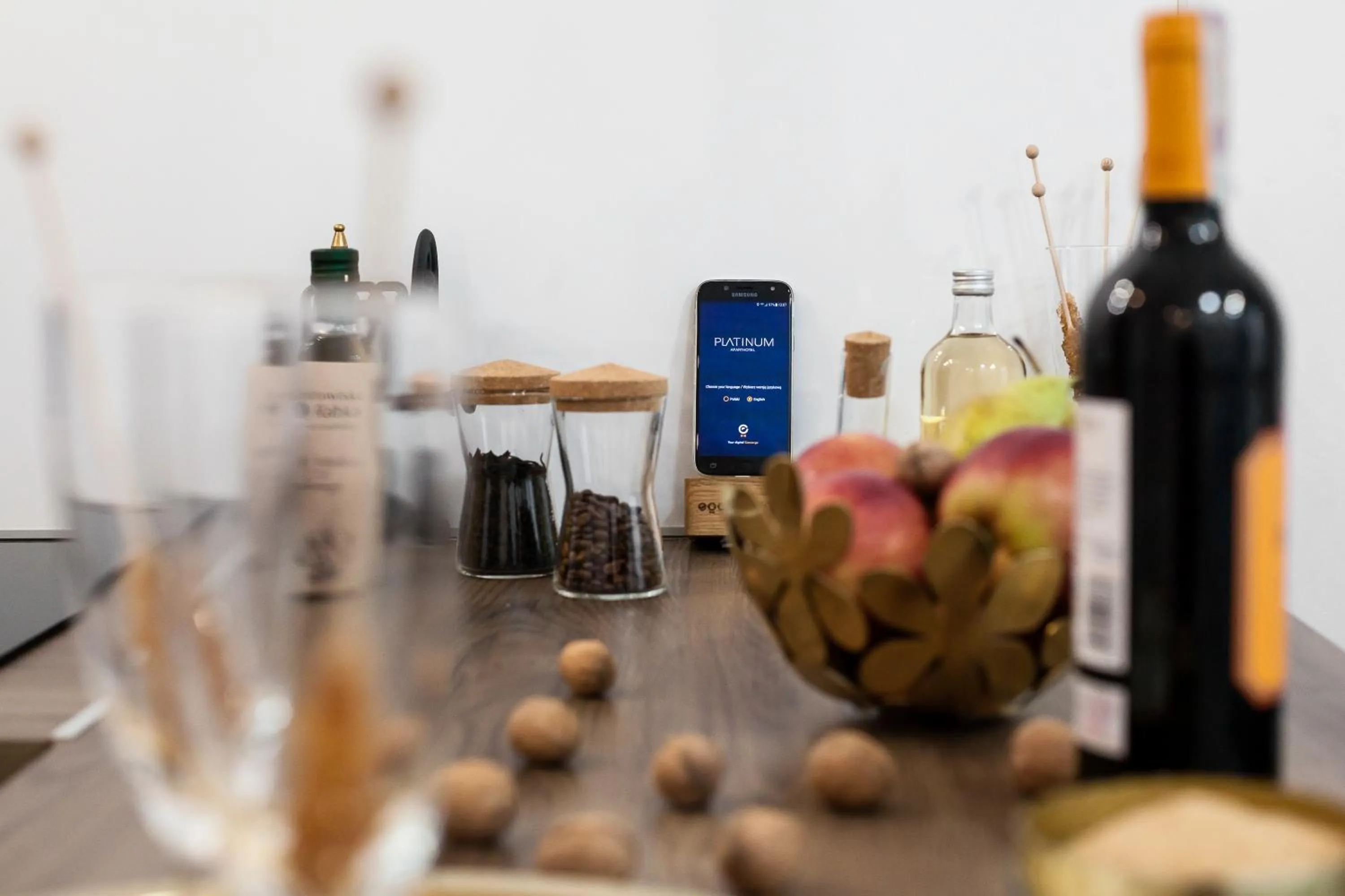 Food and drinks in Platinum Suites