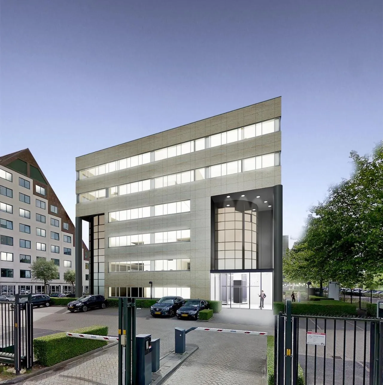 Facade/entrance in Via Suites