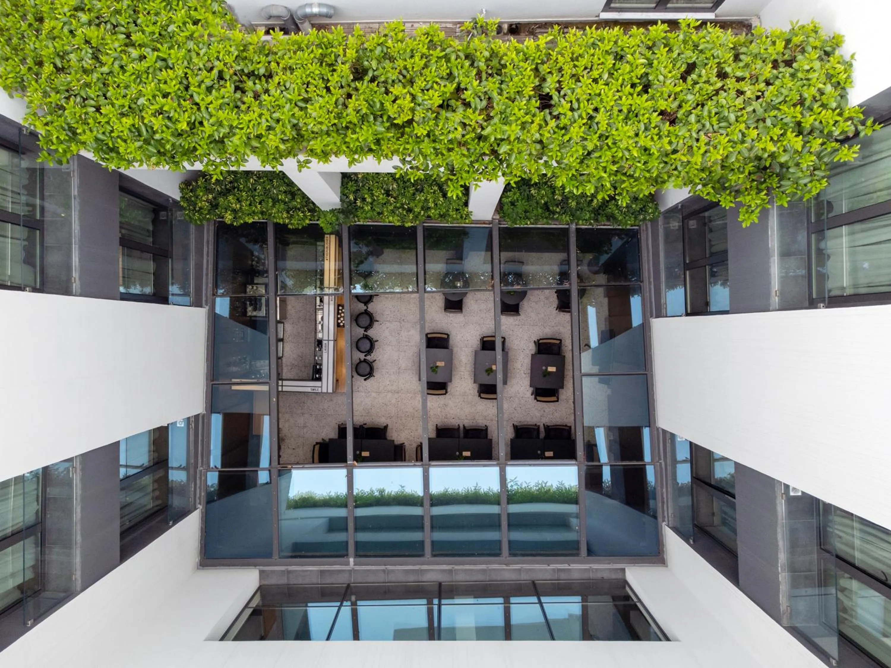 Patio in The Editor Hotel Athens