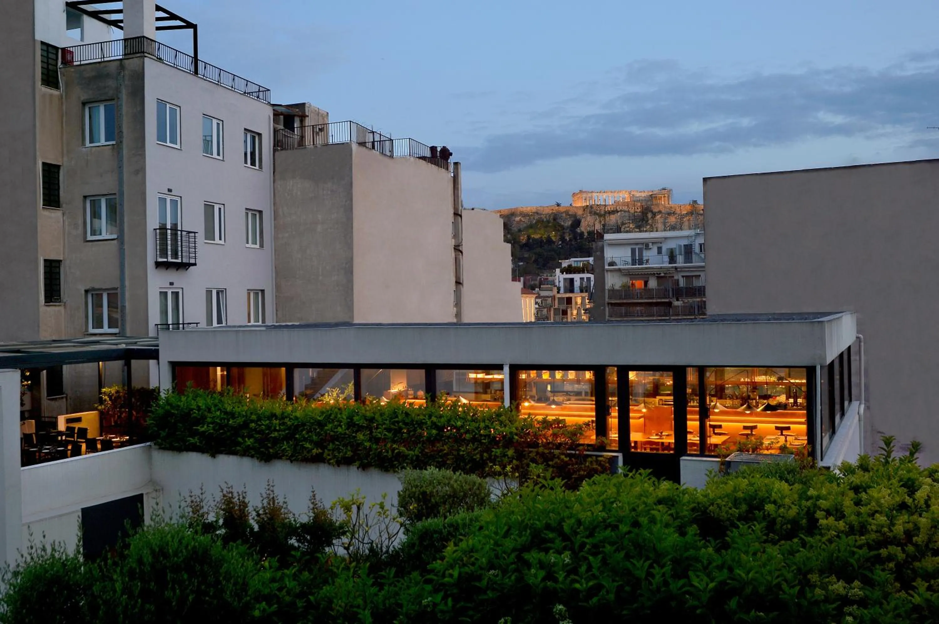 Property building in The Editor Hotel Athens