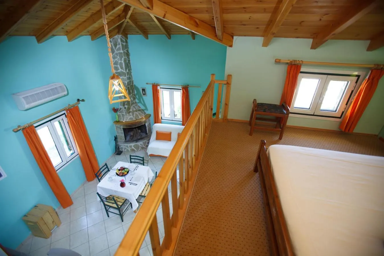 Dining area, Bed in FOUFAS HOUSES