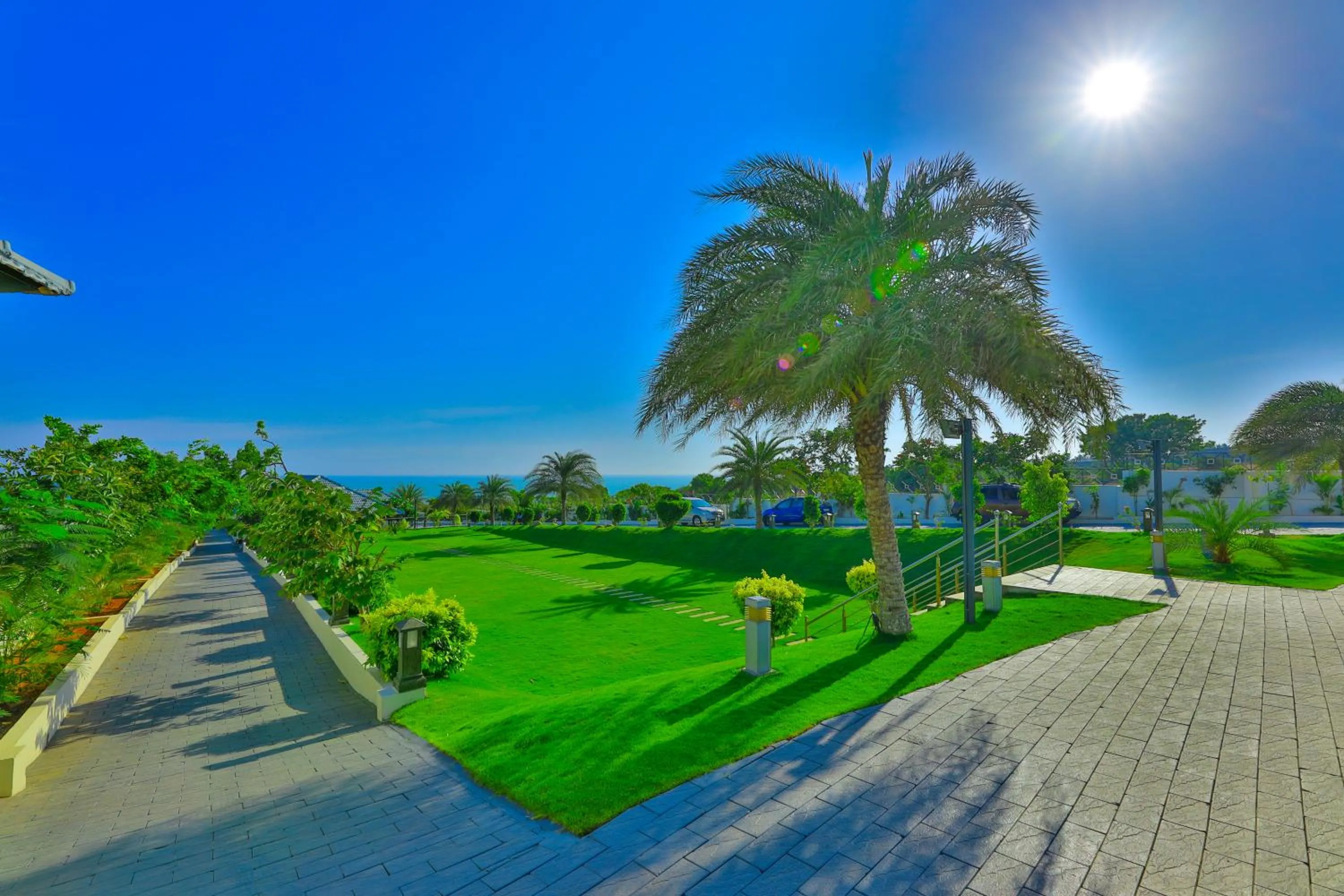 Garden view in Annai Resorts & Spa