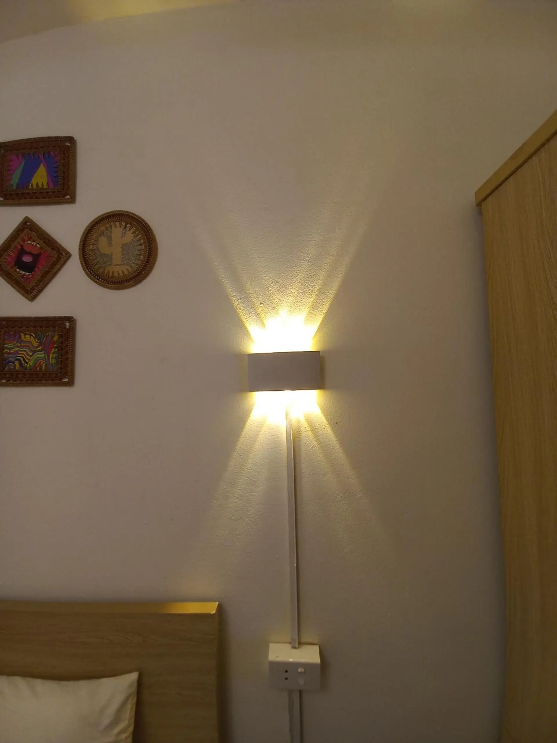 Decorative detail, Bed in Hanowood Homestay