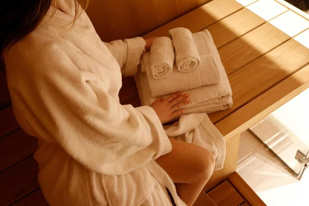 towels in Casa tua Spa Resort