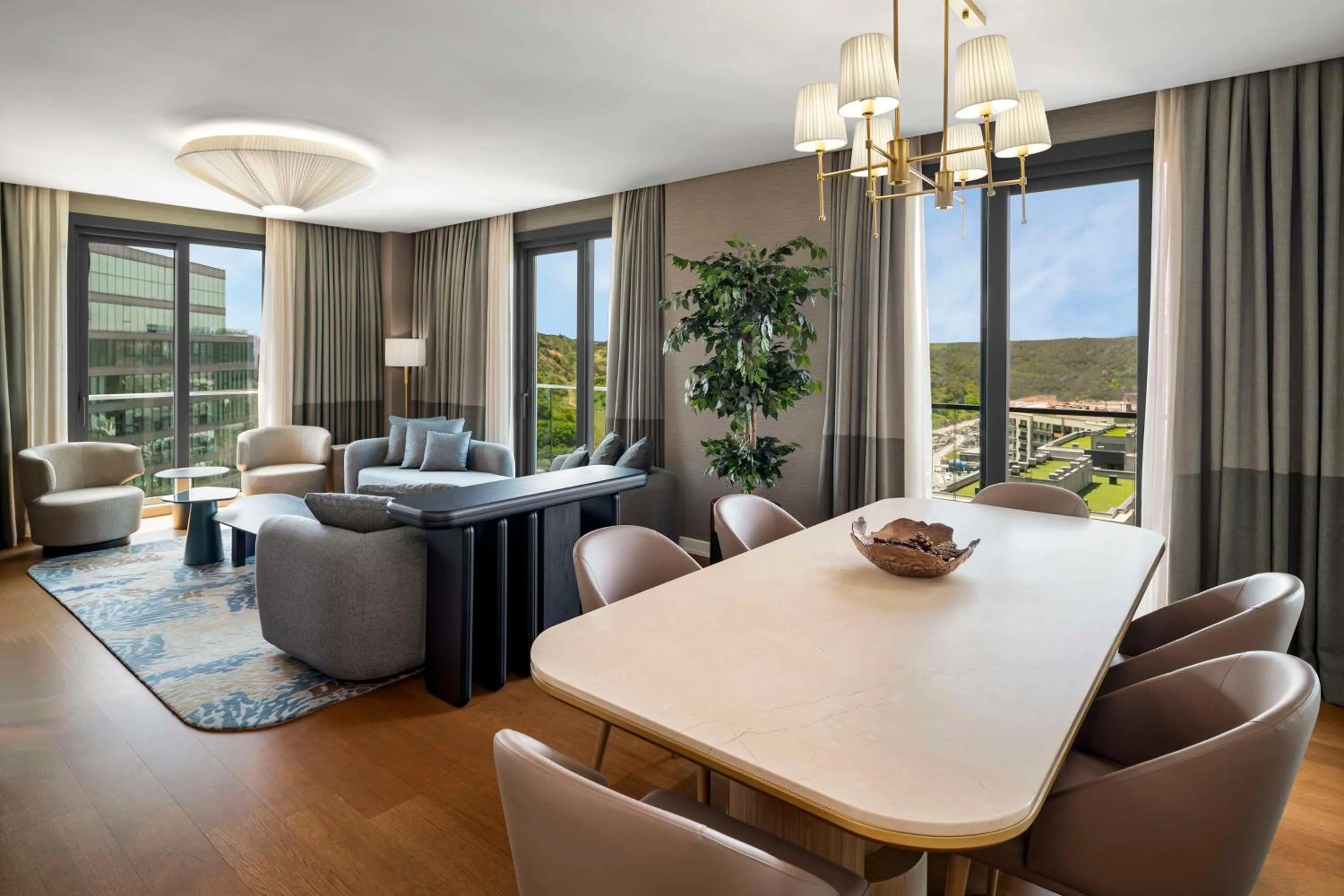 Living room in Radisson Residences Vadistanbul