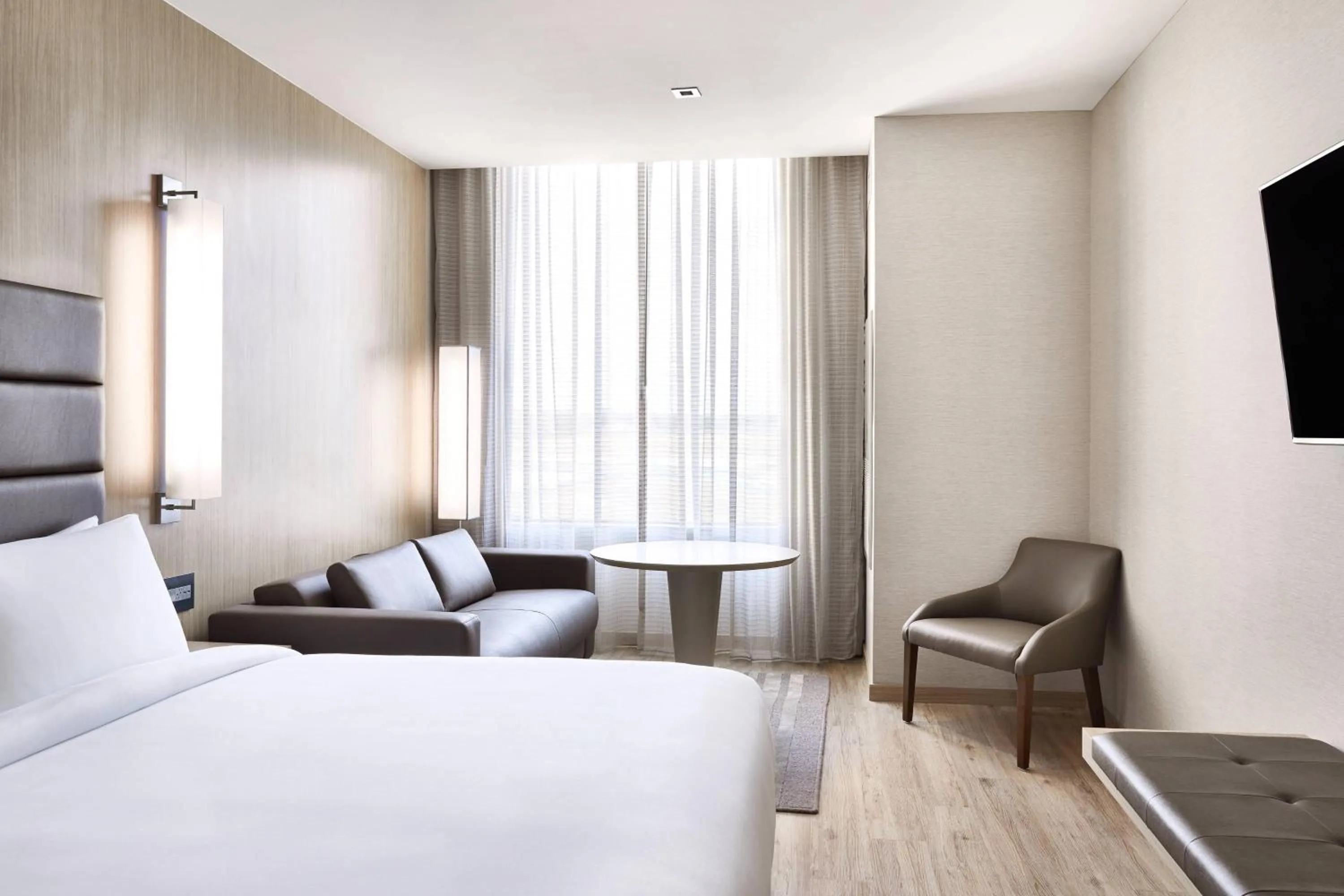 Photo of the whole room, Bed in AC Hotel by Marriott Dallas Frisco