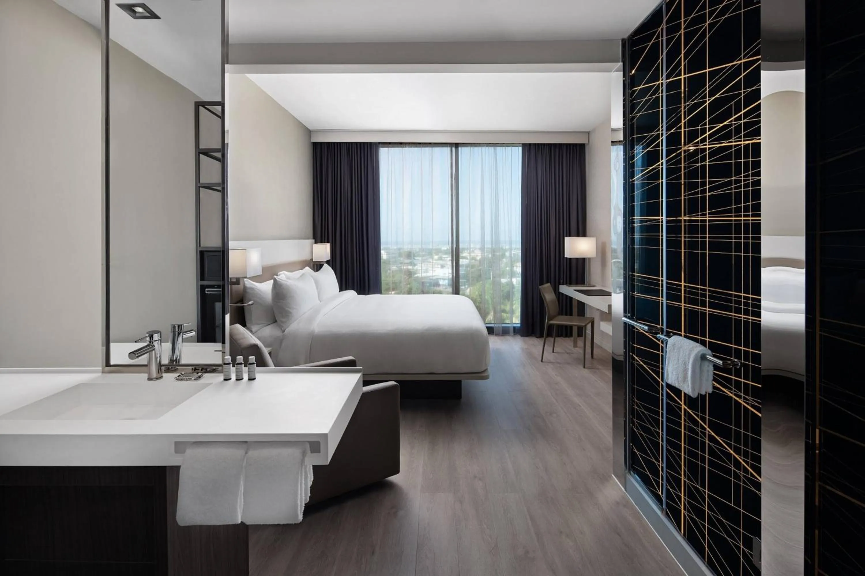 Photo of the whole room, Bed in AC Hotel by Marriott Kingston, Jamaica