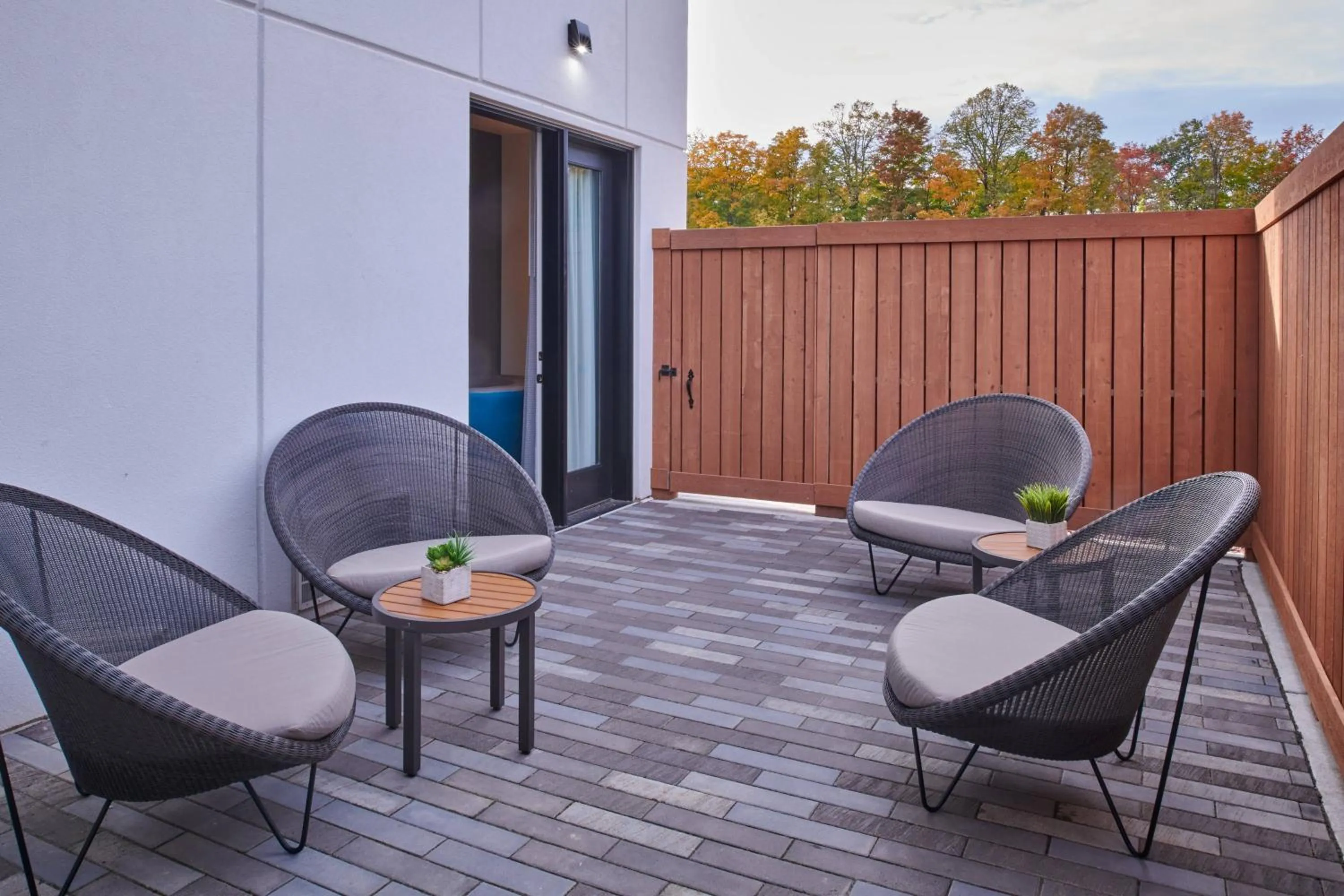 Bedroom in Courtyard by Marriott Petoskey at Victories Square