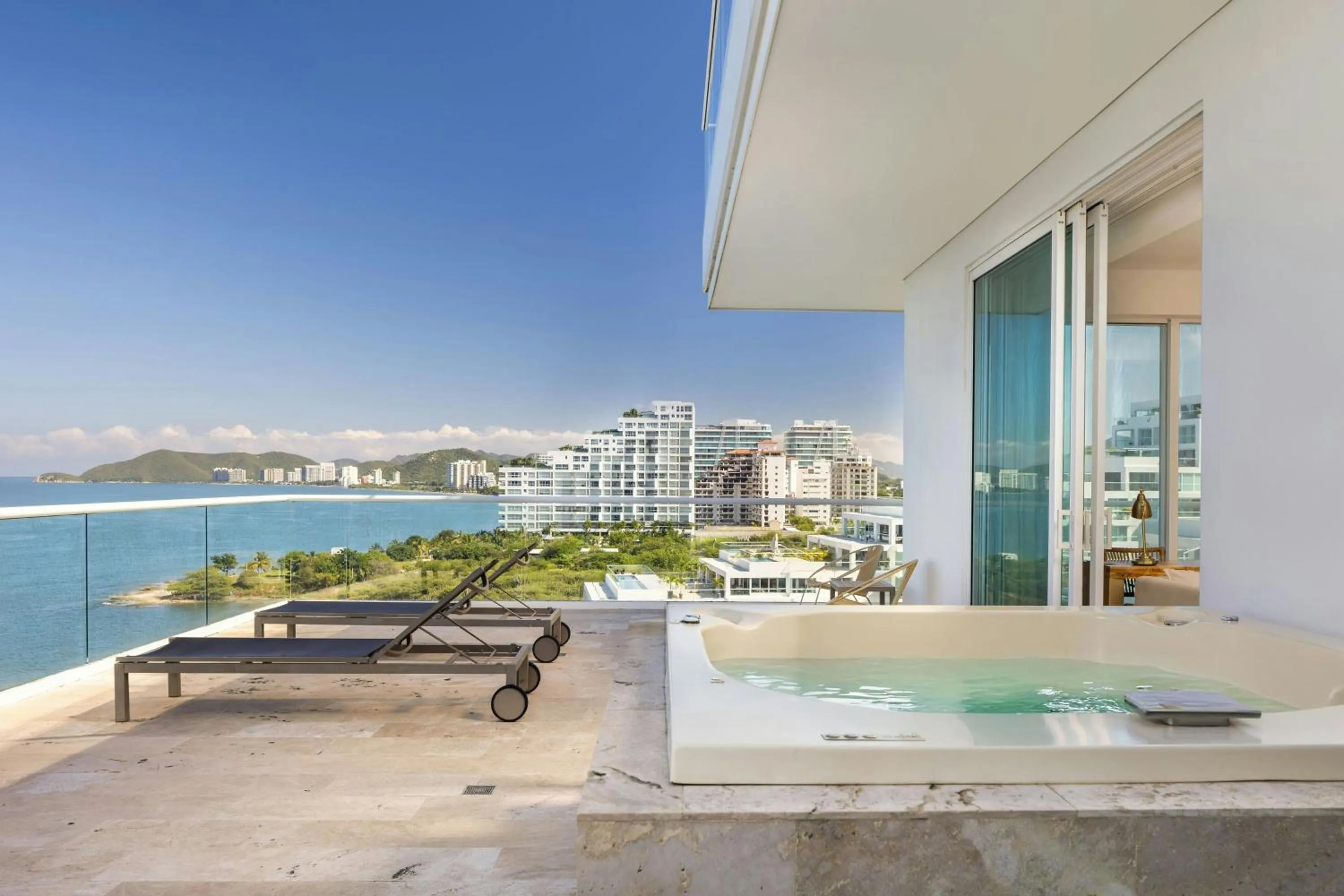 Bedroom in Santa Marta Marriott Resort Playa Dormida