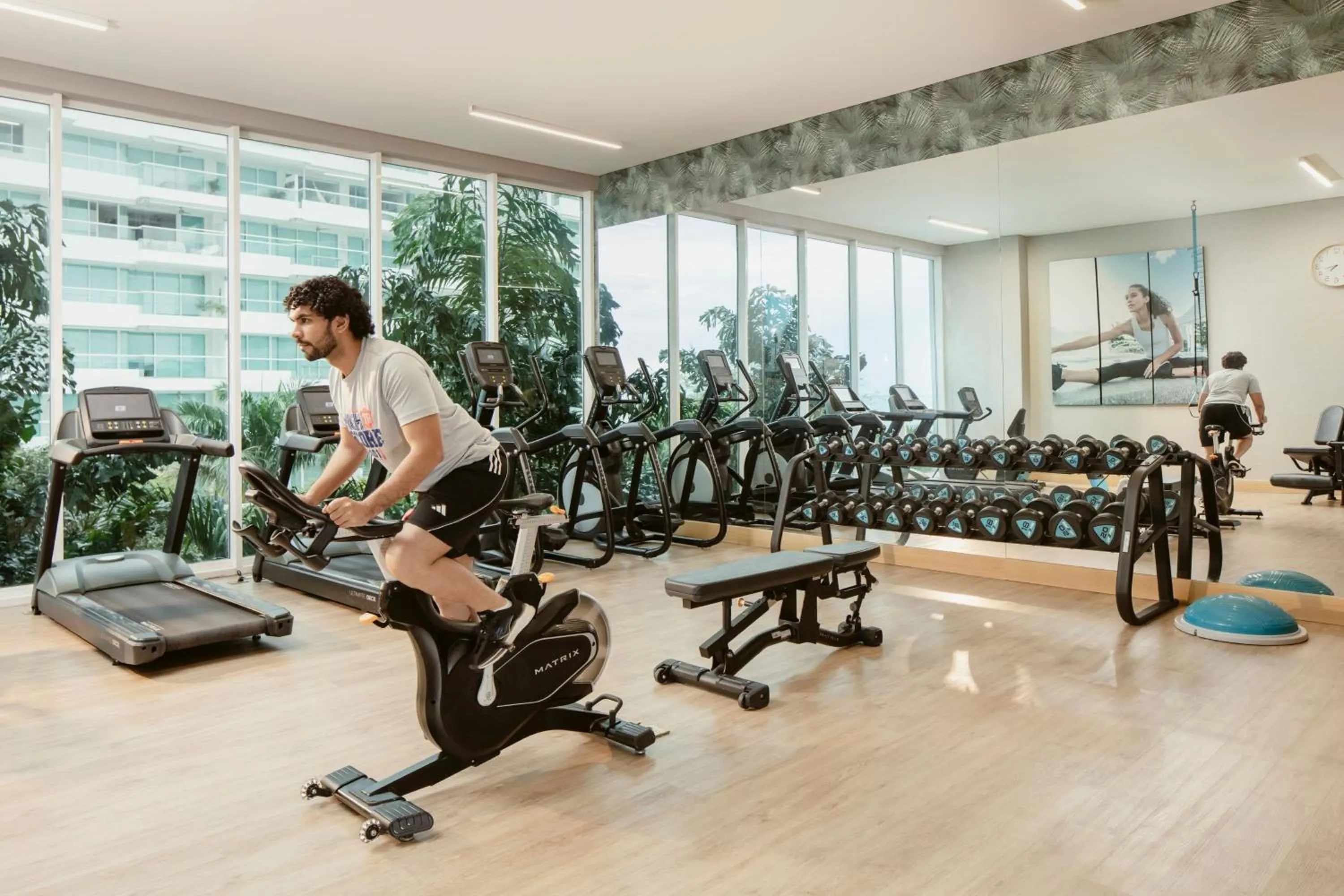 Fitness centre/facilities in Santa Marta Marriott Resort Playa Dormida
