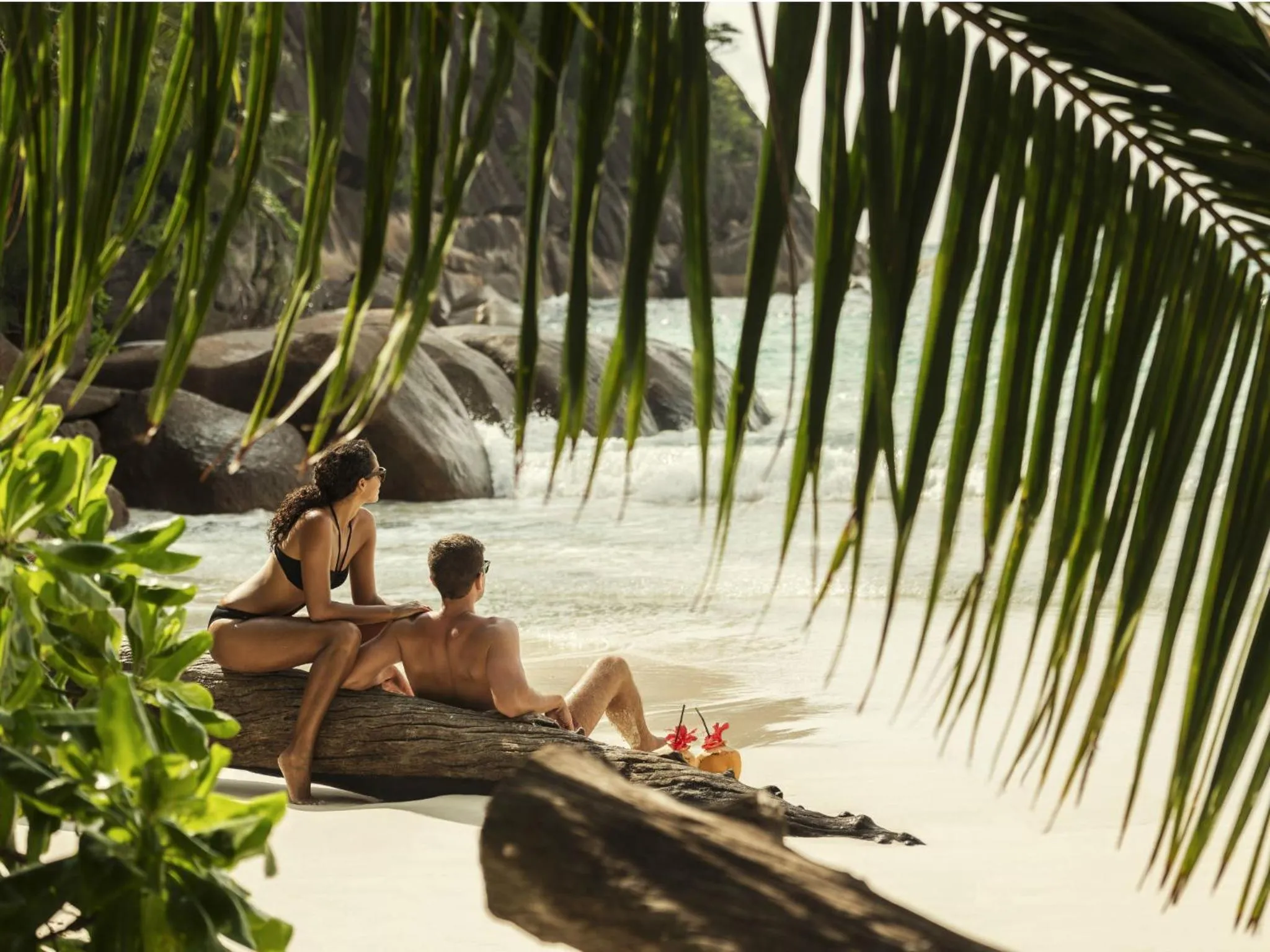People in Four Seasons Resort Seychelles